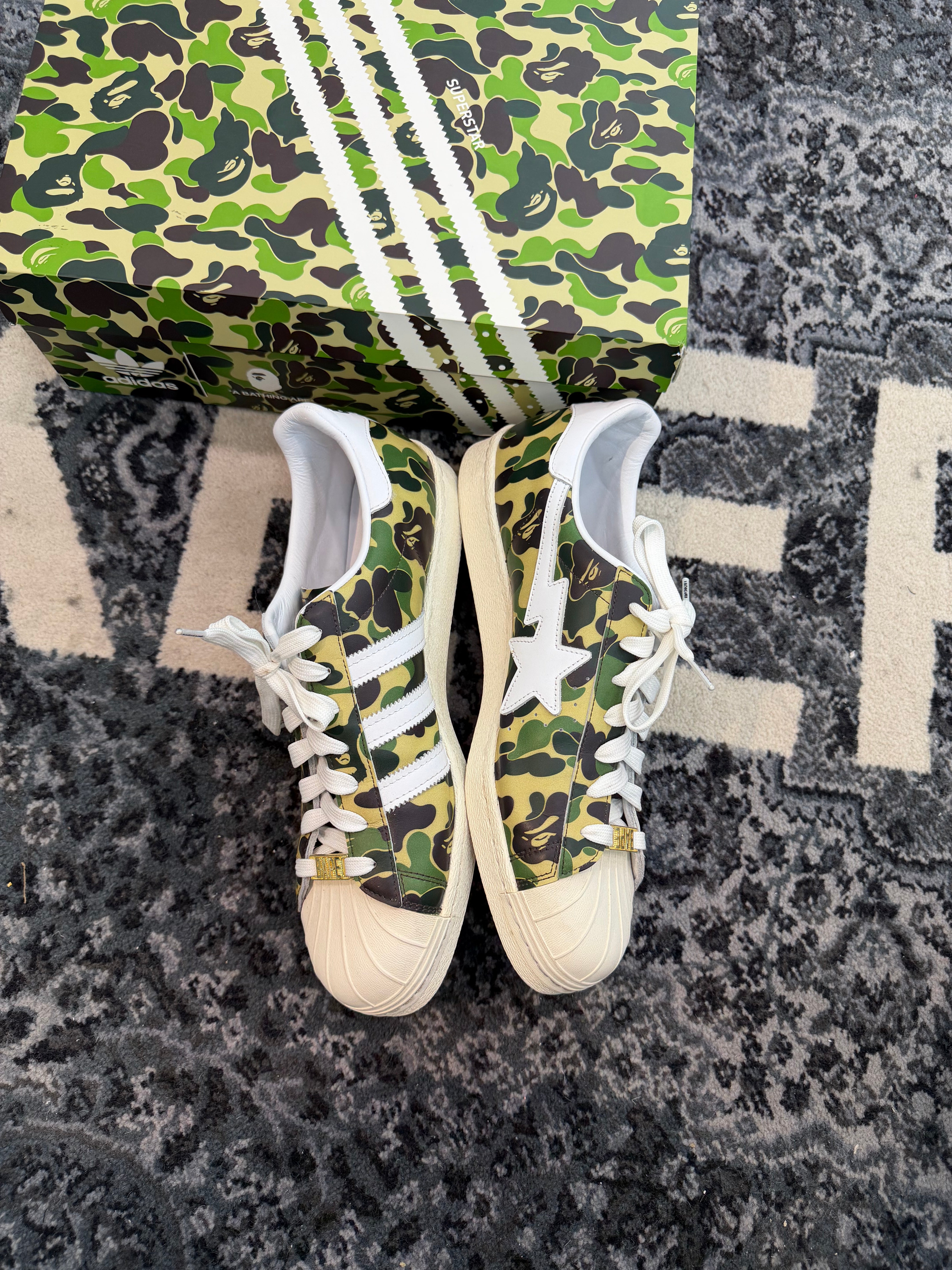 Adidas Superstar x Bape “ABC Camo Green”
