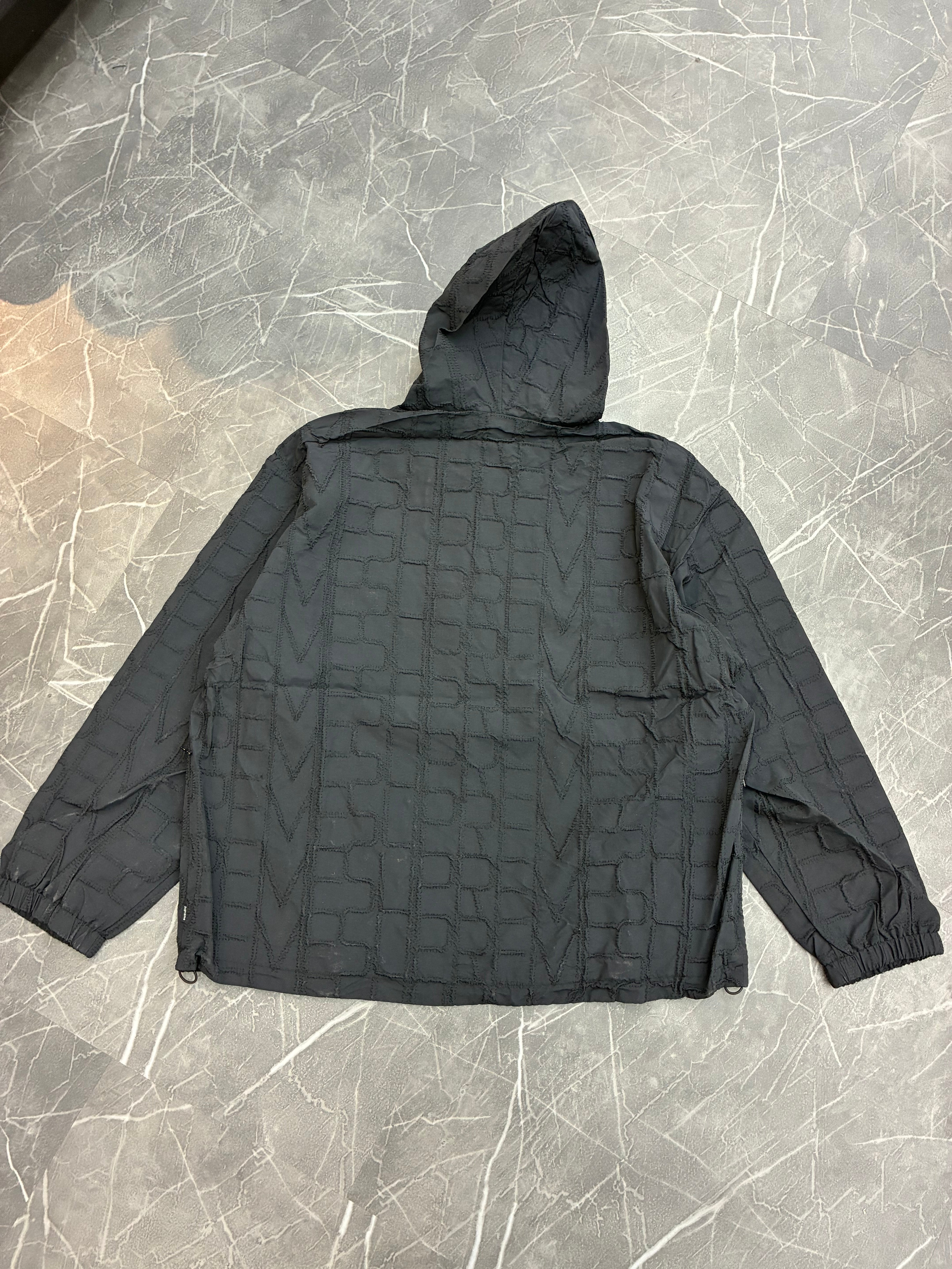 Supreme Repeat Stitched Anorak Jacket “Black”