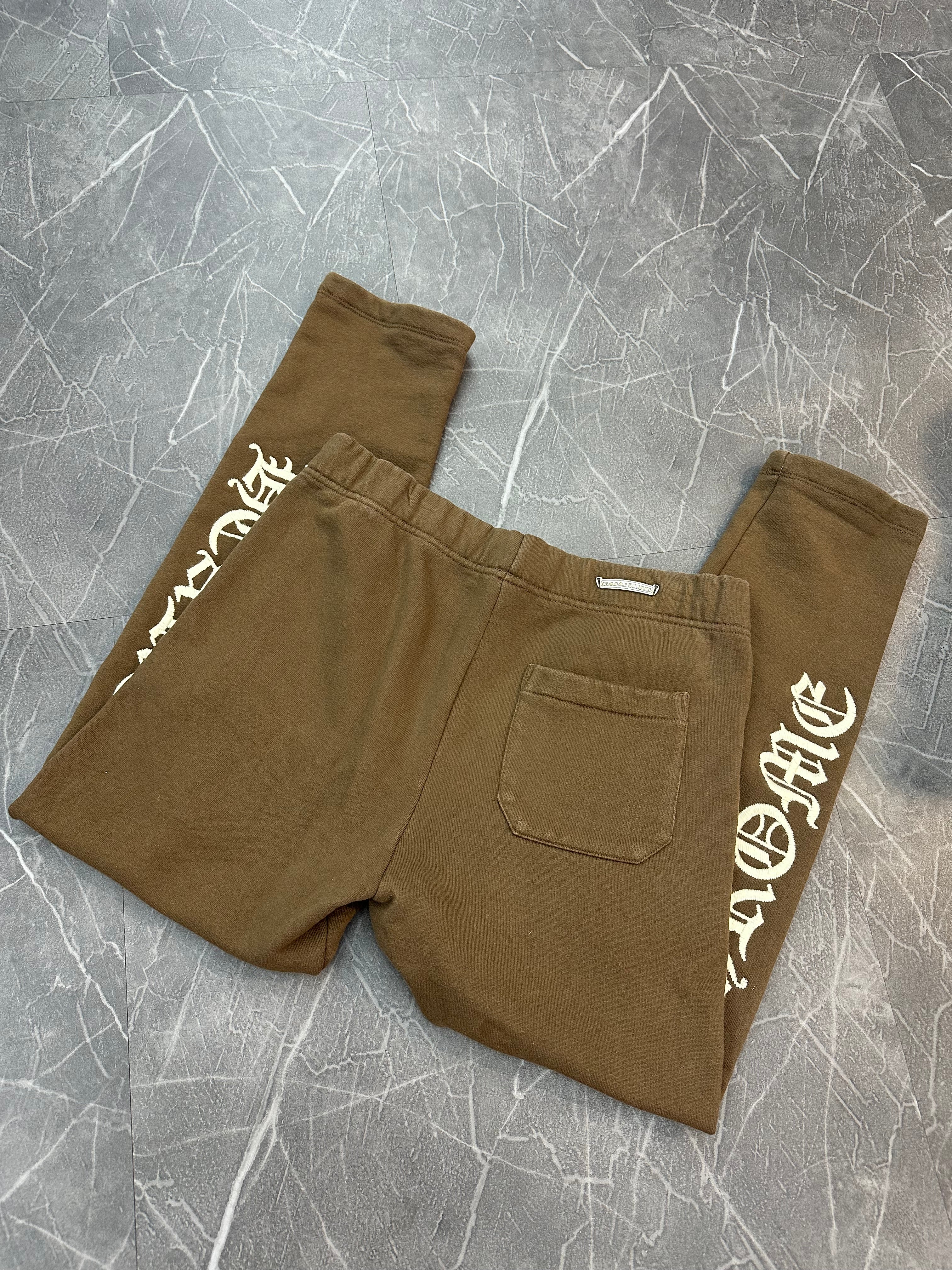 Chrome Hearts Embroidered Sweatpants “Brown”
