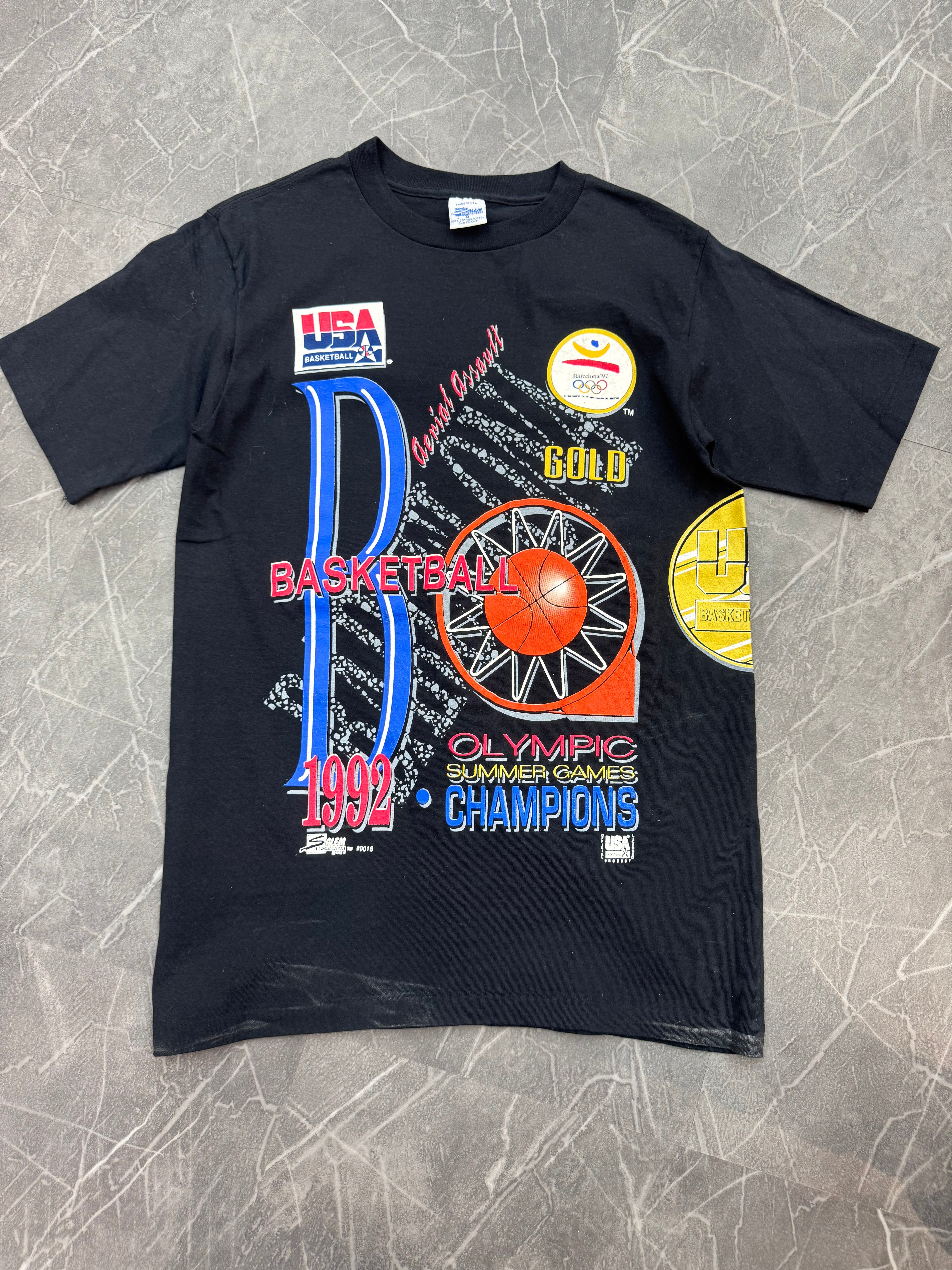1992 Barcelona Olympics USA Basketball Tee (M)