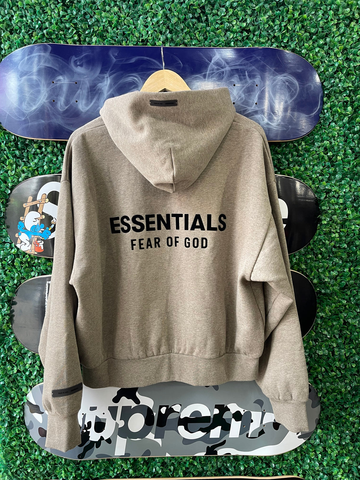 Fear of God Essentials Zip Up Hoodie “HomeStead” (Size M) - Image 2