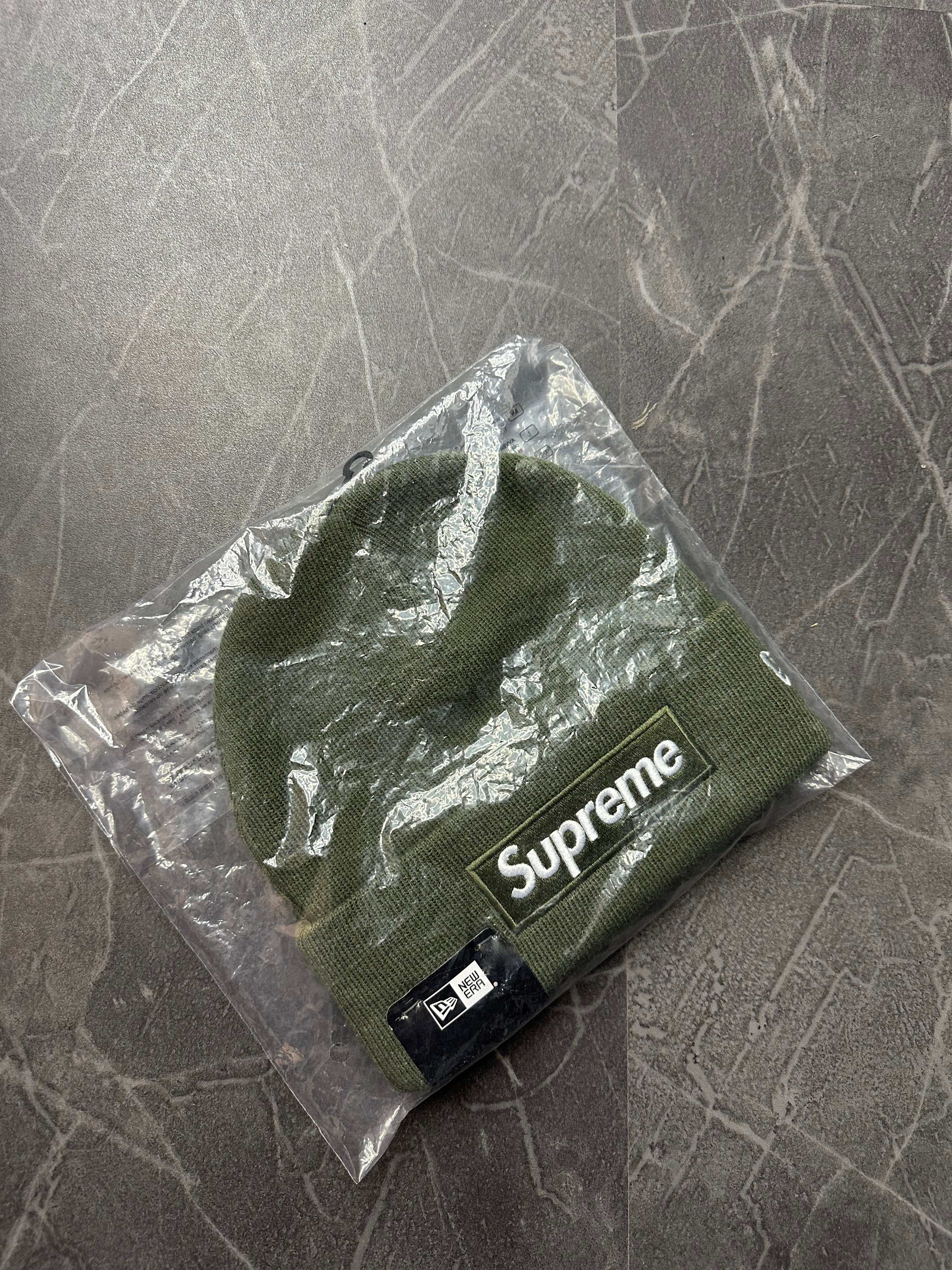Supreme Beanie Box Logo “Olive”