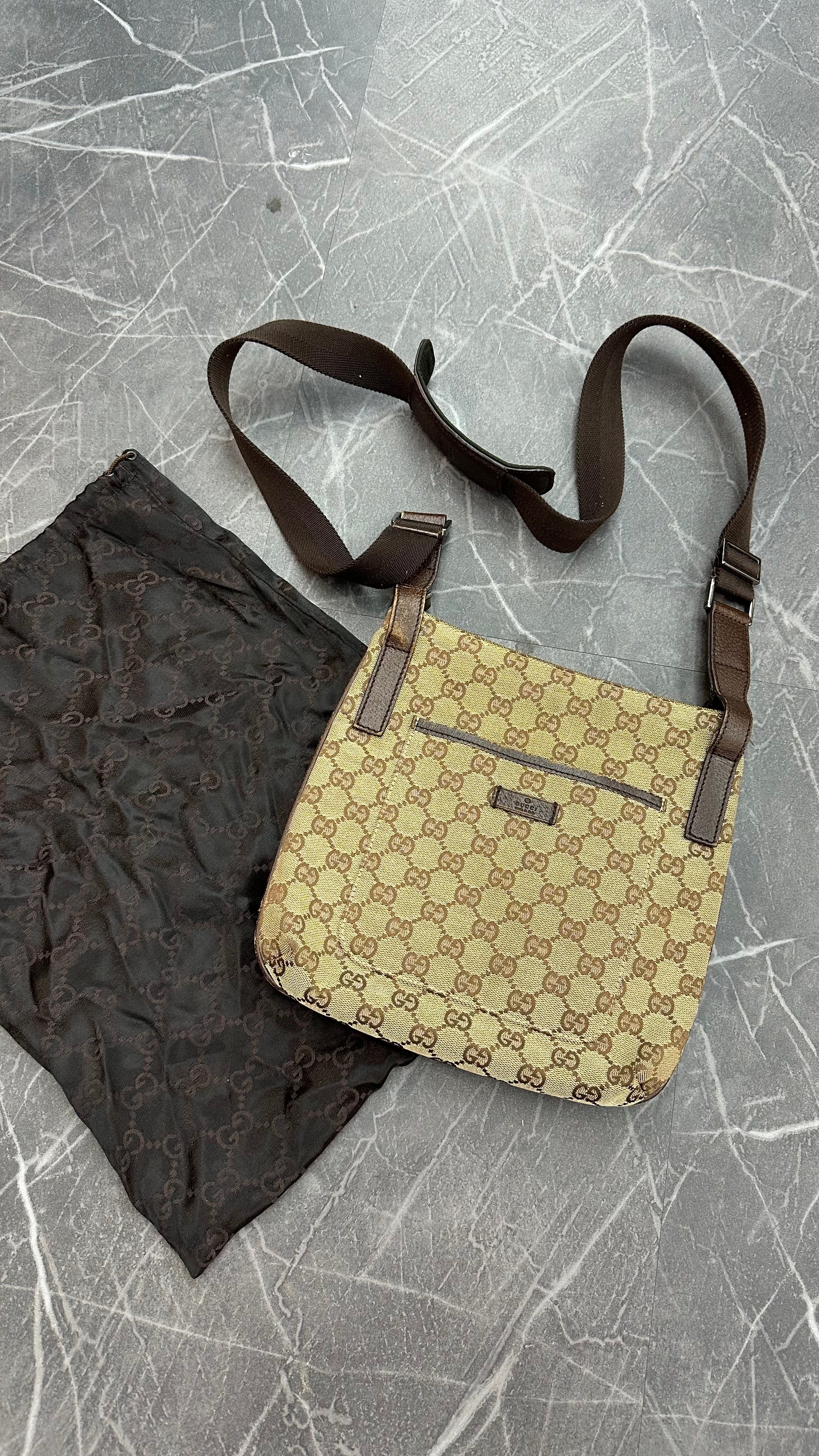 Gucci GG Canvas Messenger Bag