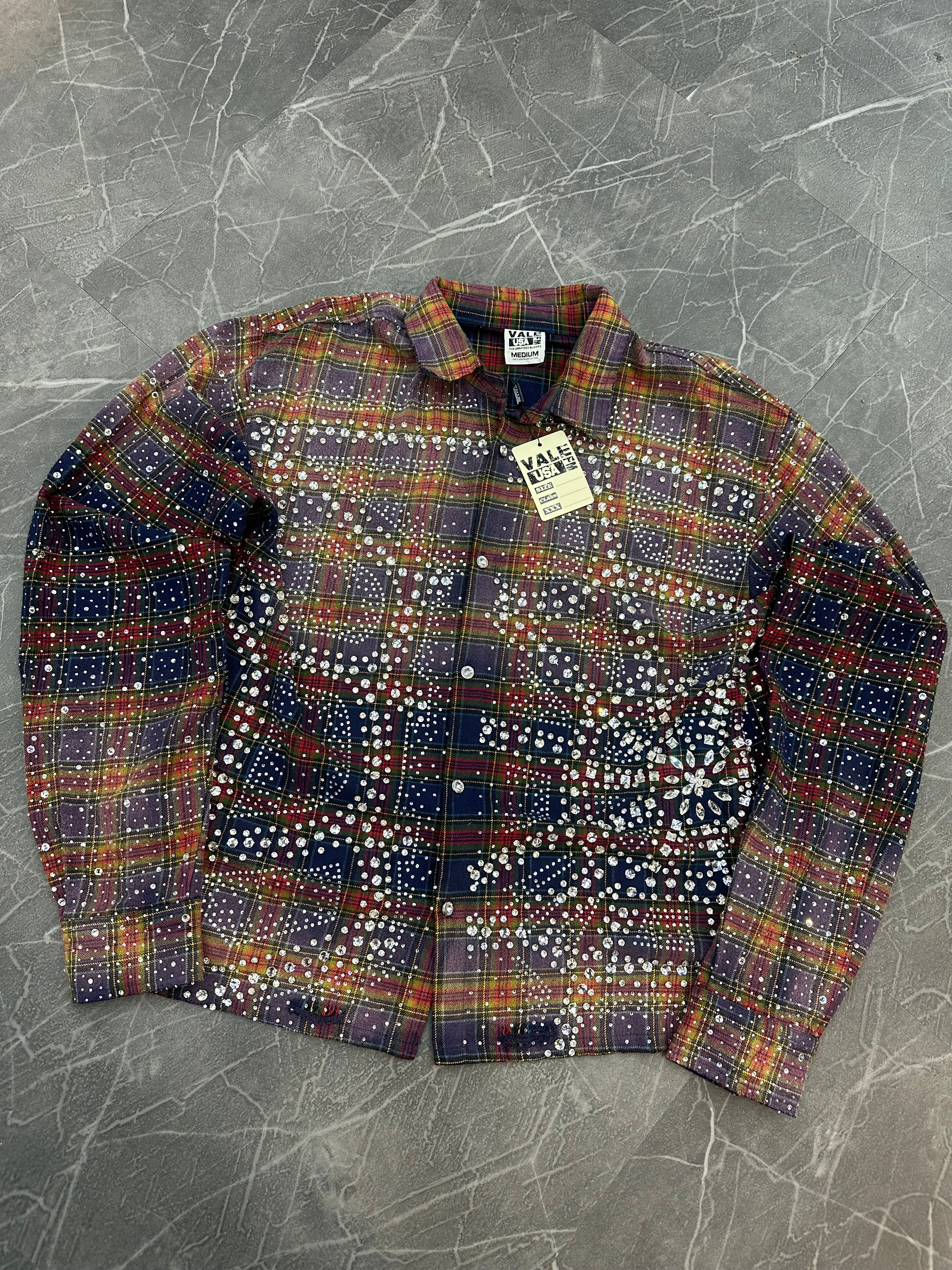 Vale Forever Purple Fever Flannel Blue Orange