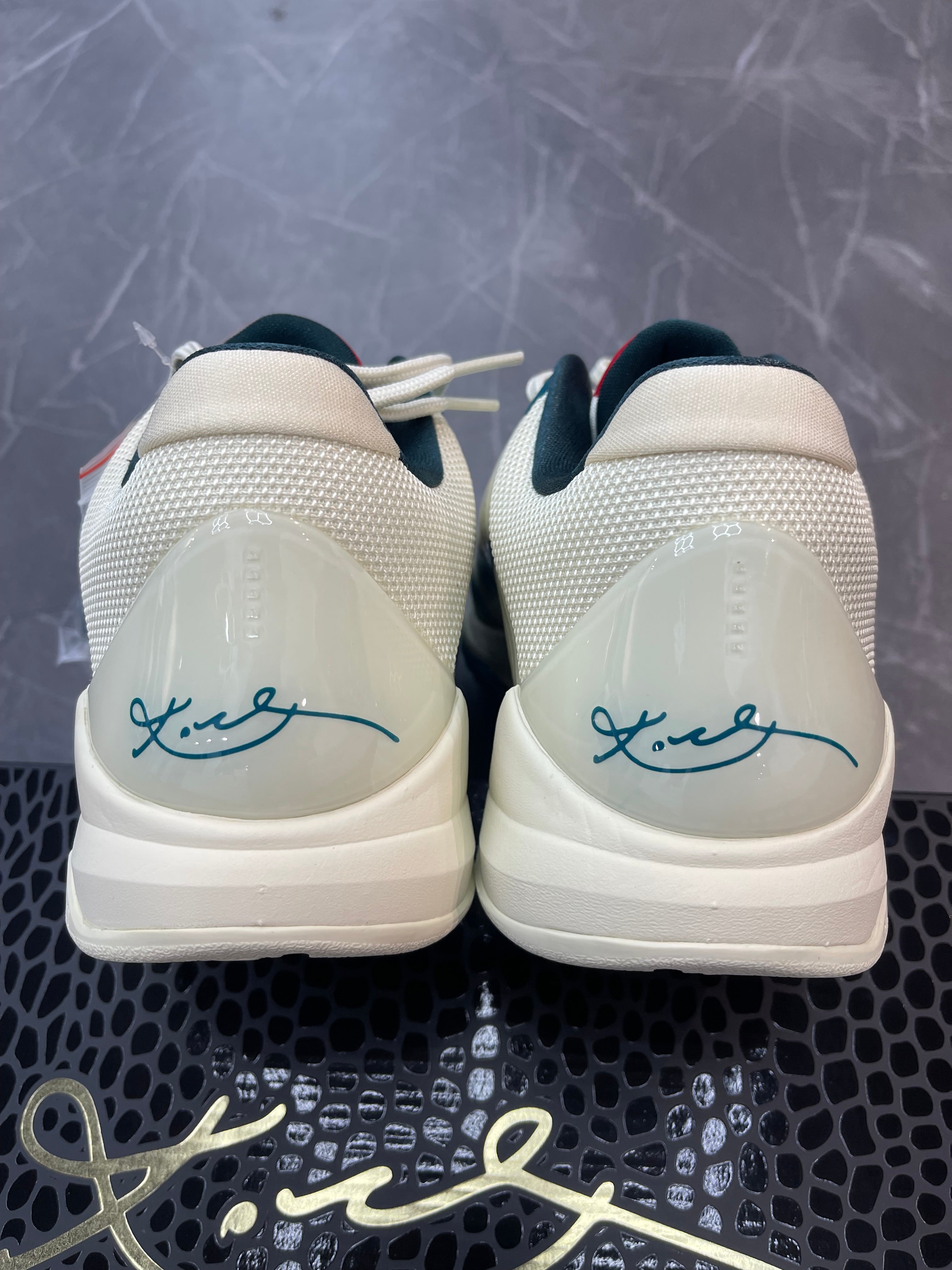Kobe 5 Protro Caitlin Clark “Coconut Milk Spruce”