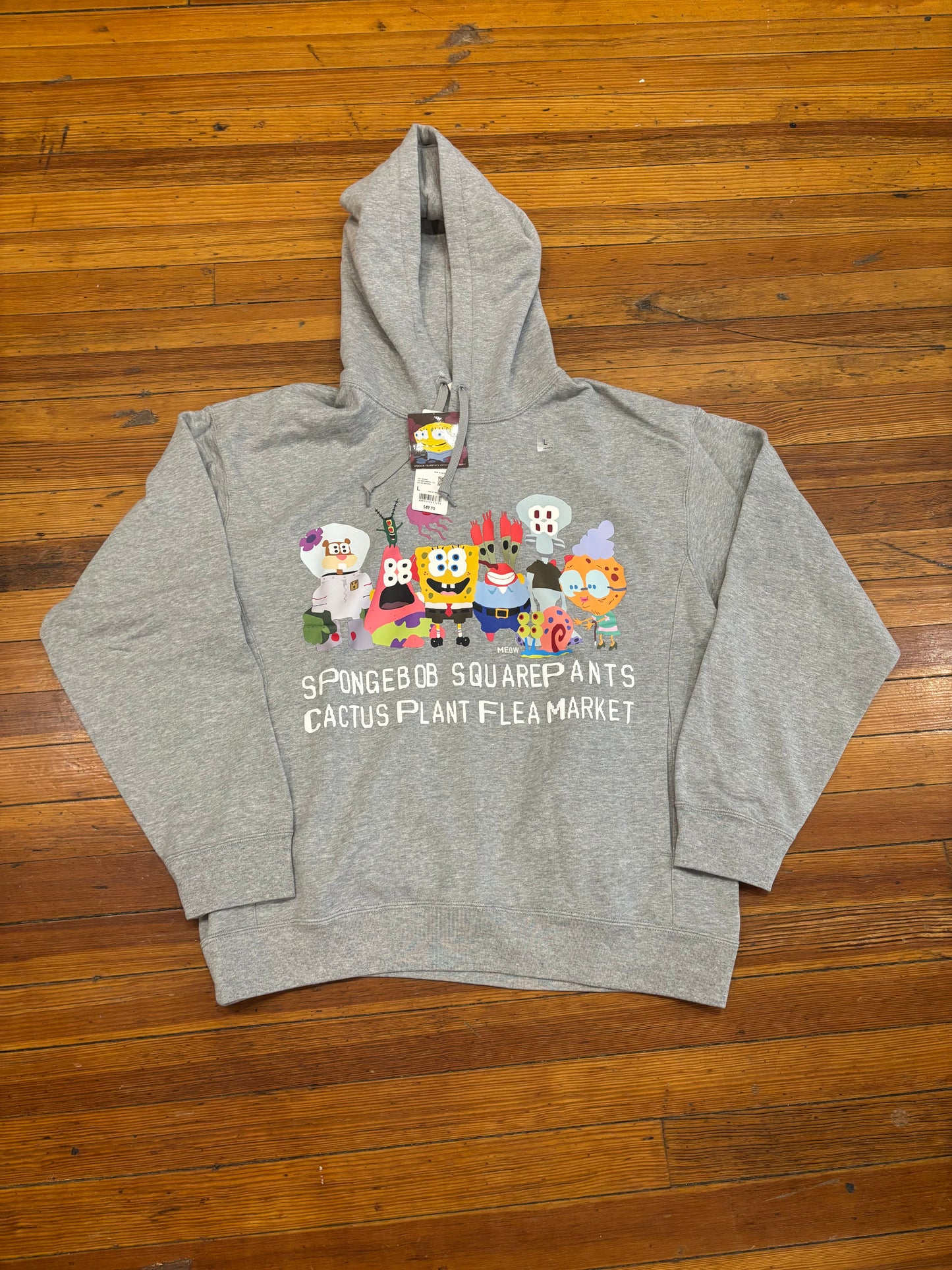 Uniqlo SpongeBob x CPFM Characters Hoodie “Grey””