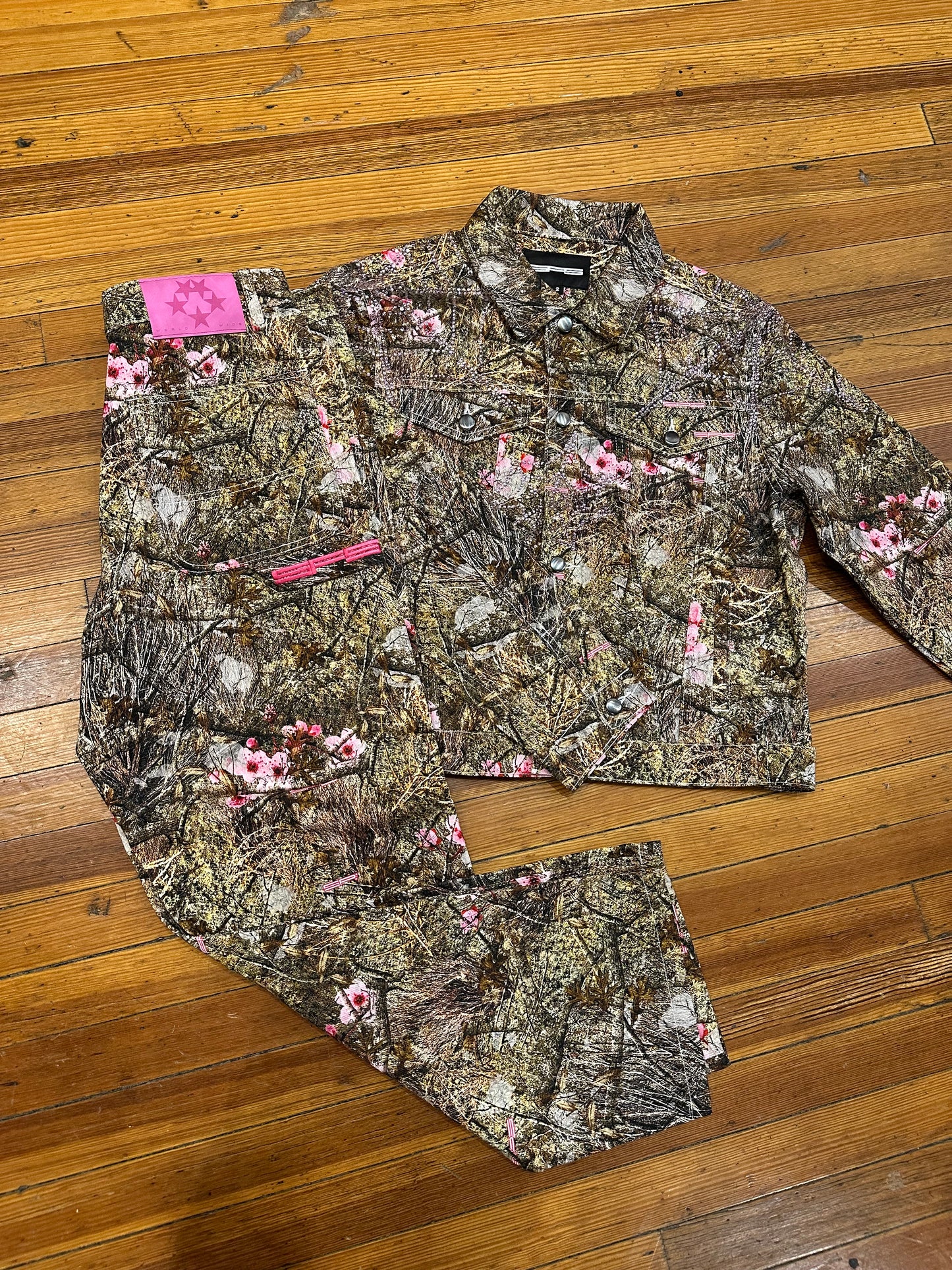 Sp5der Camo Double Knee Workwear Pants (32)