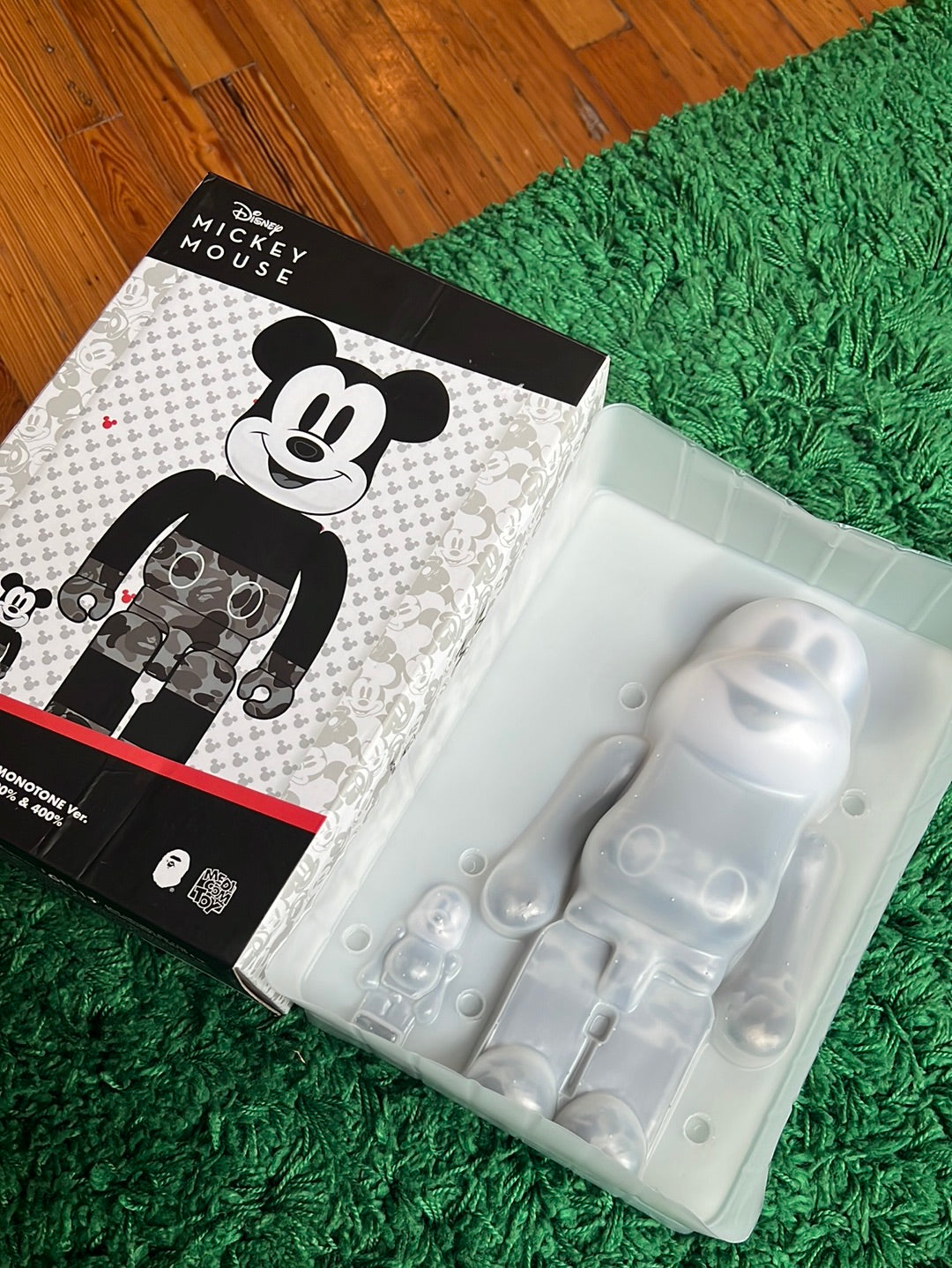 Bearbrick x Bape x Mickey Mouse
