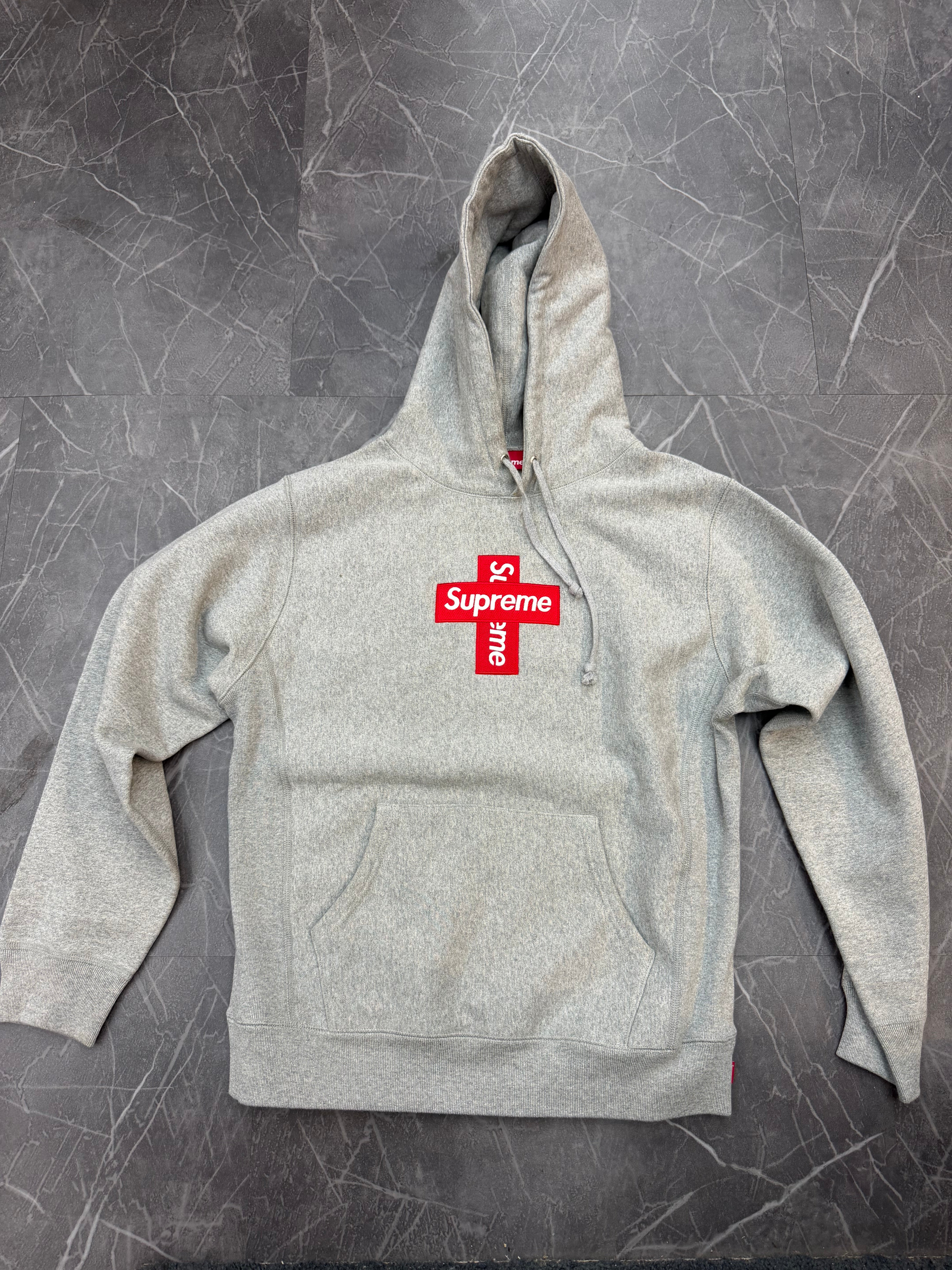 Supreme Hoodie Cross Bogo “Grey”