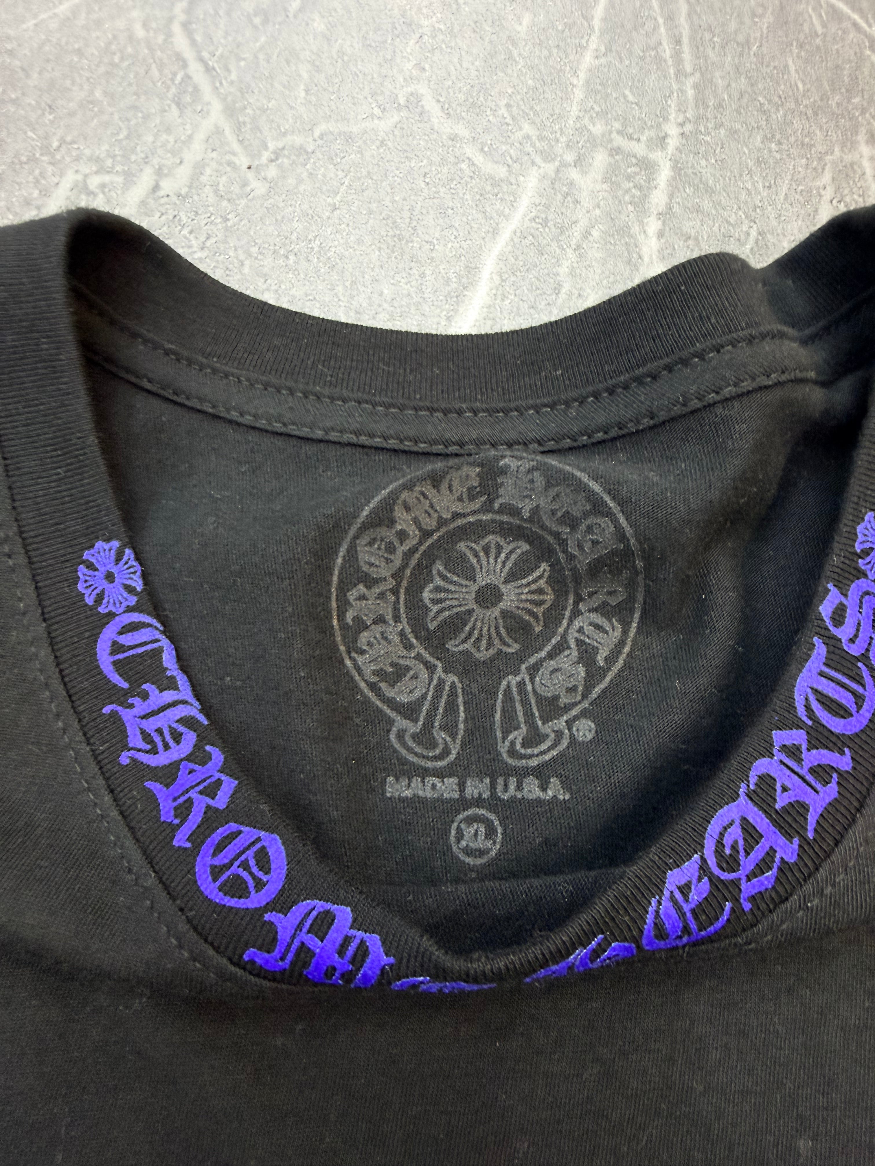 Chrome Hearts 1988 Neck Logo Long Sleeve Blue