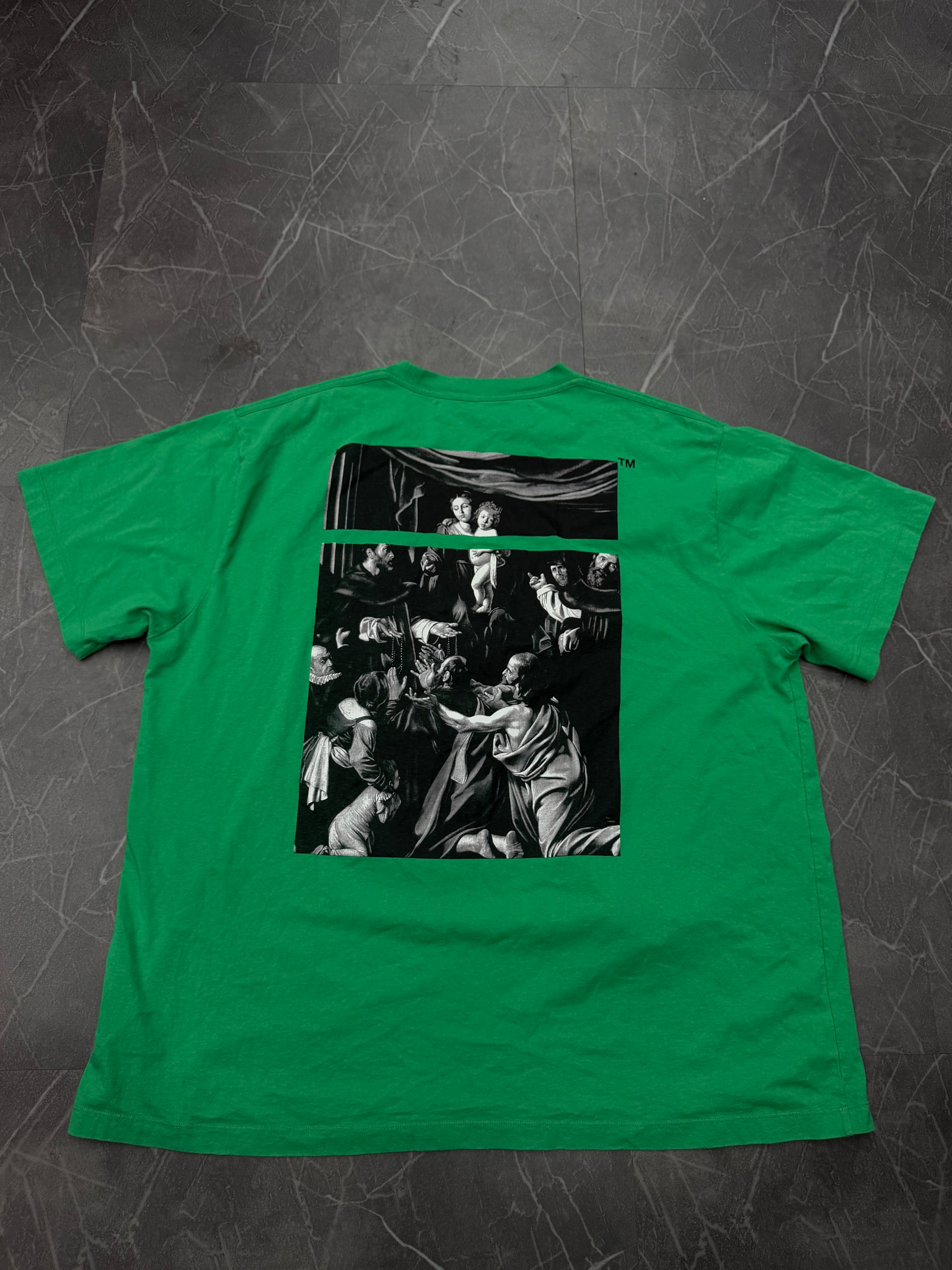 Off White Tee “Green Sonder”