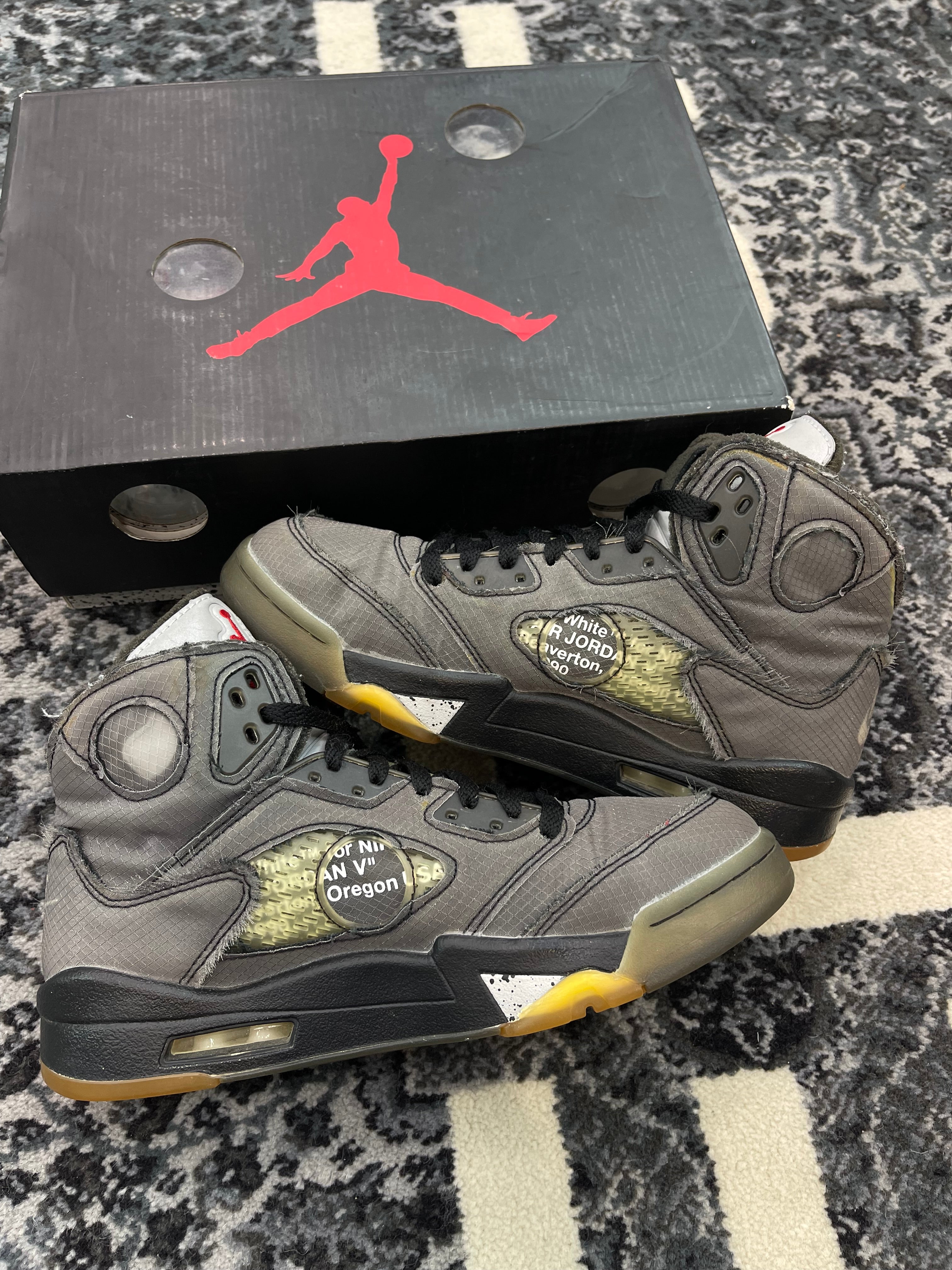 Jordan 5 x Off White “Muslin”