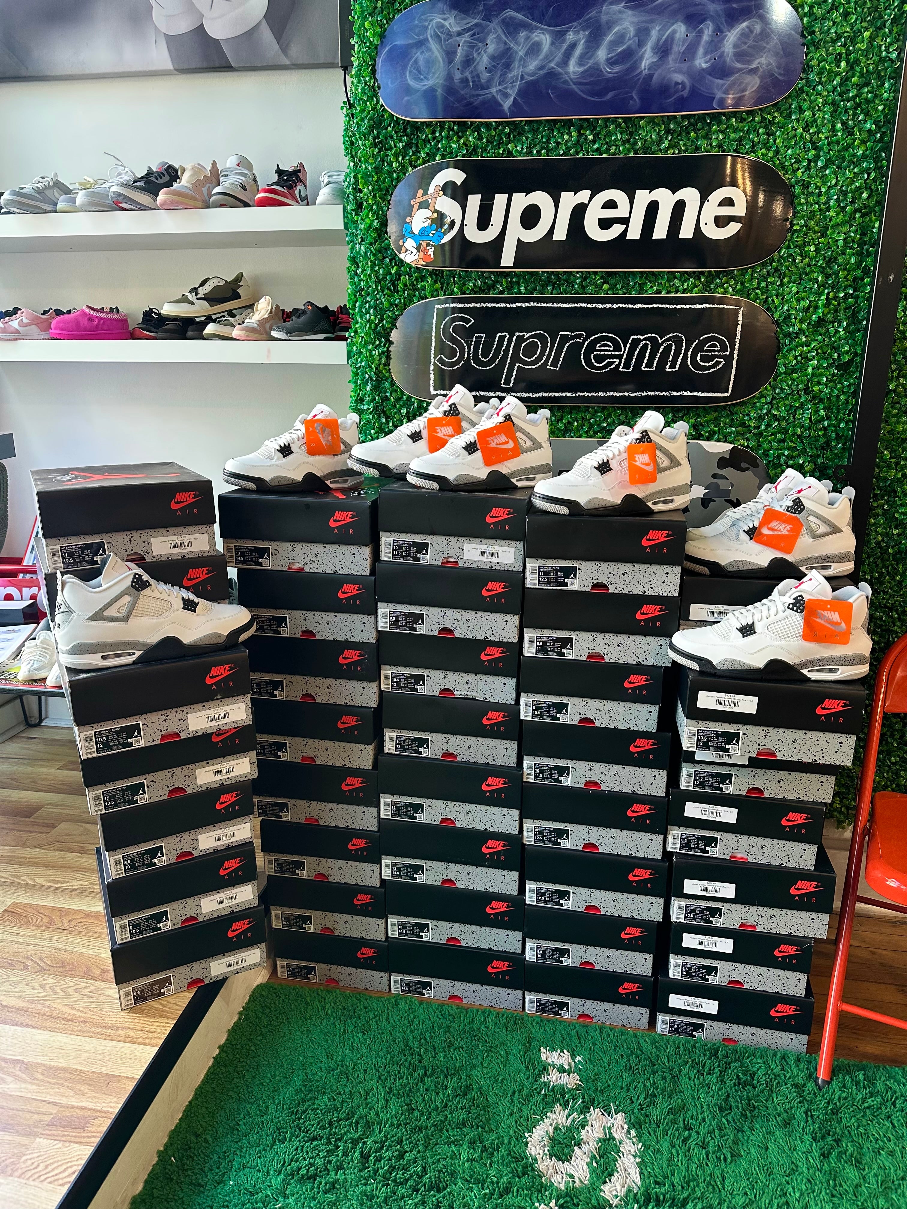 Jordan 4 “White Cement” (2025)