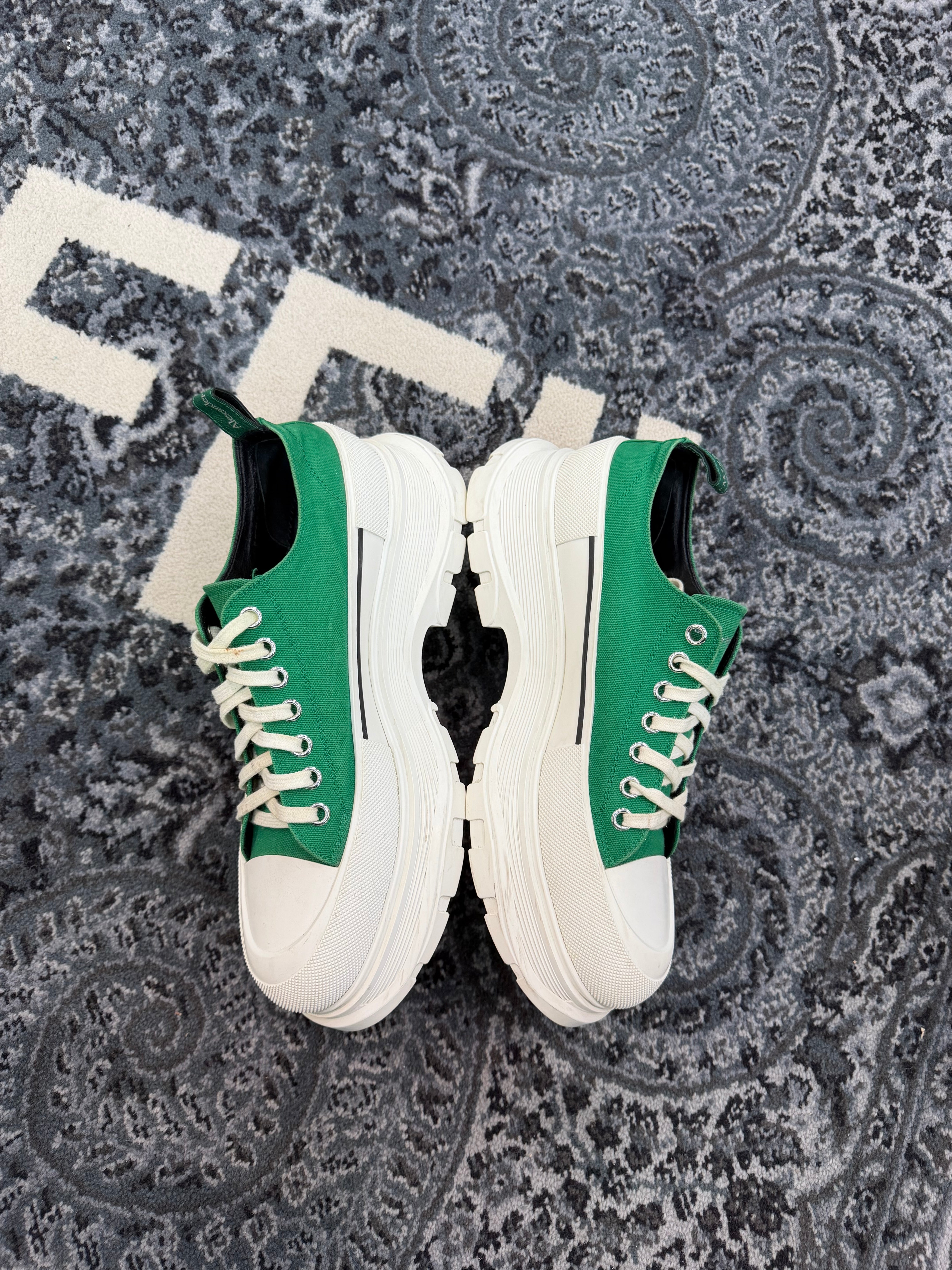 Alexander McQueen Tread Slick Lace Up “Green”
