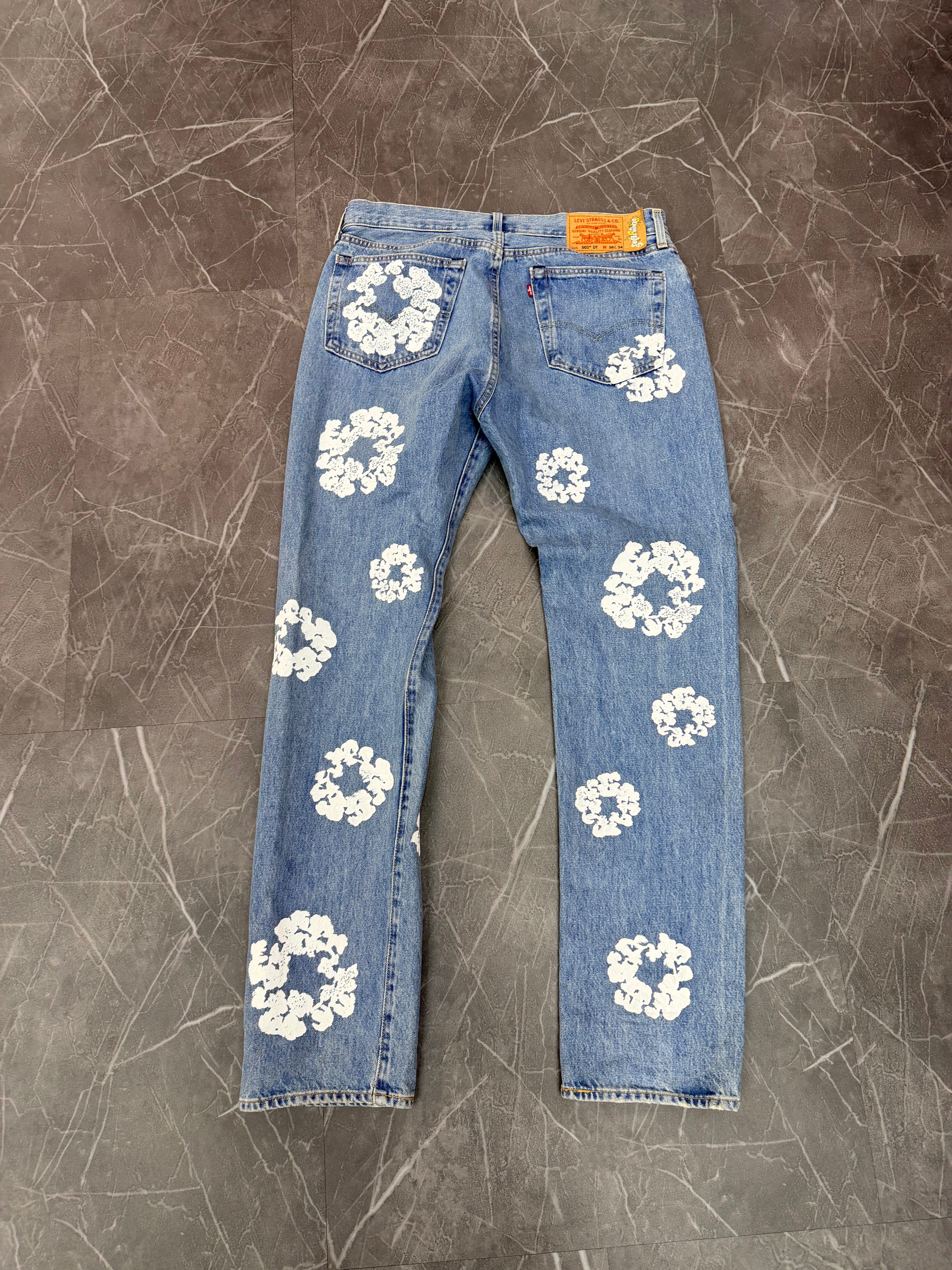 Denim Tears Cotton Wreath Jeans (36x34)