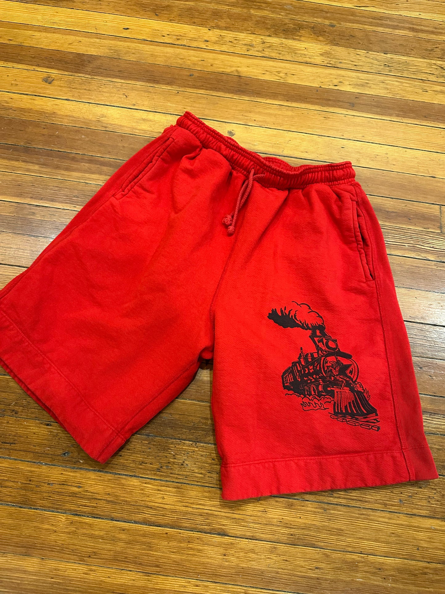 Warren Lotas Shorts “Red Train”