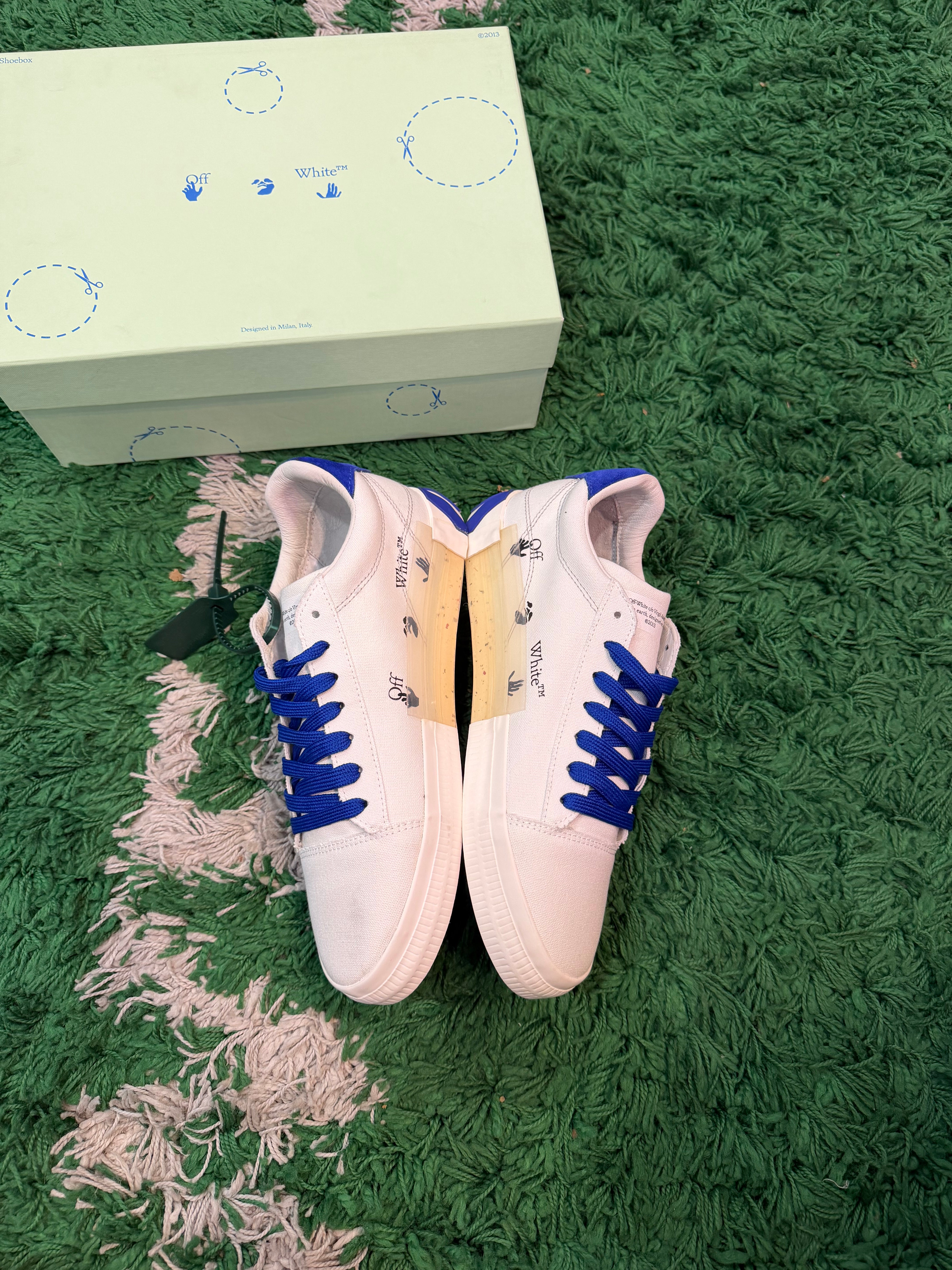 Off-White Vulc Low “White Blue”