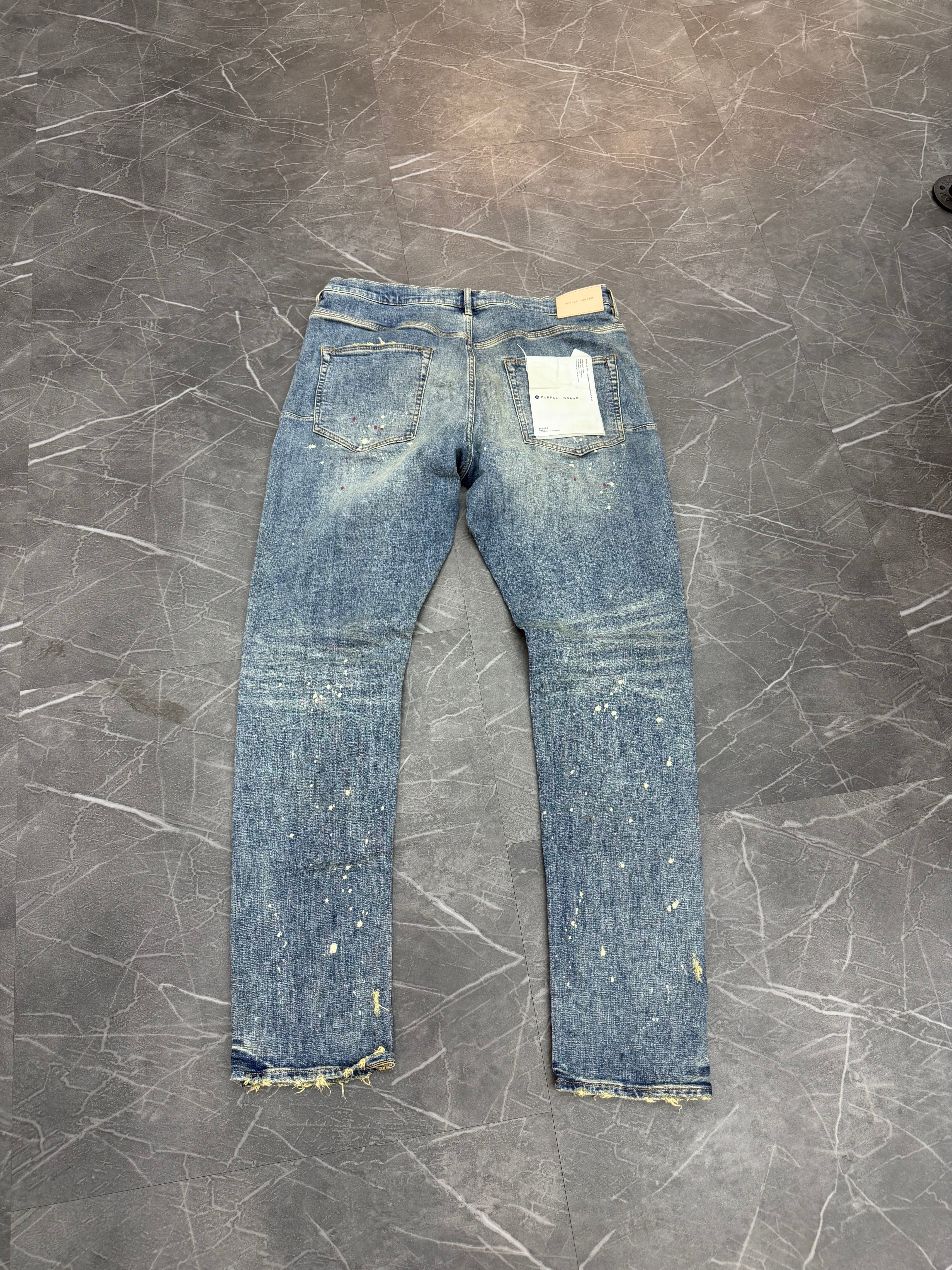 Purple Jeans Red Splatter (38)