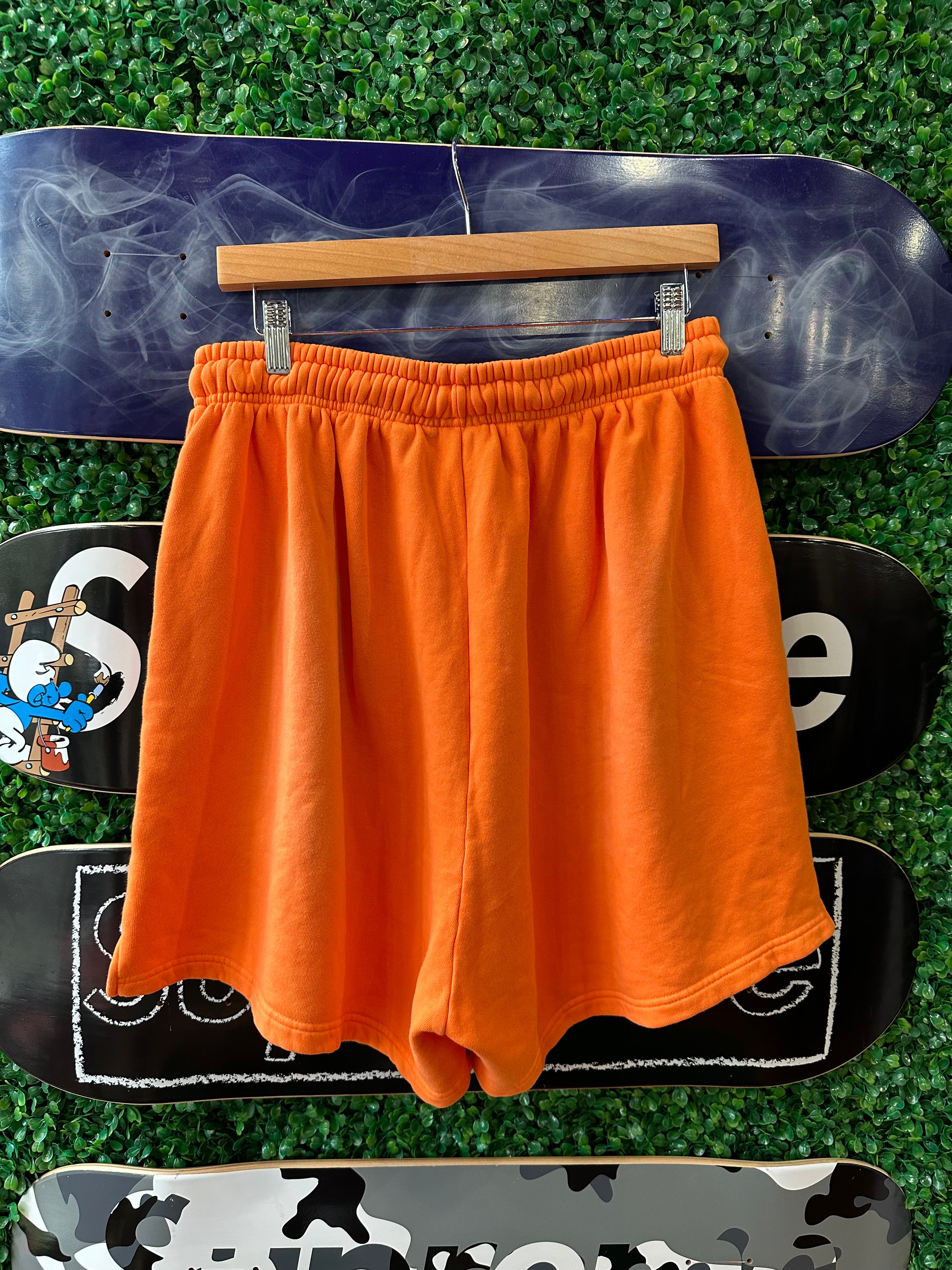 Hellstar Studios Flame Shorts Orange