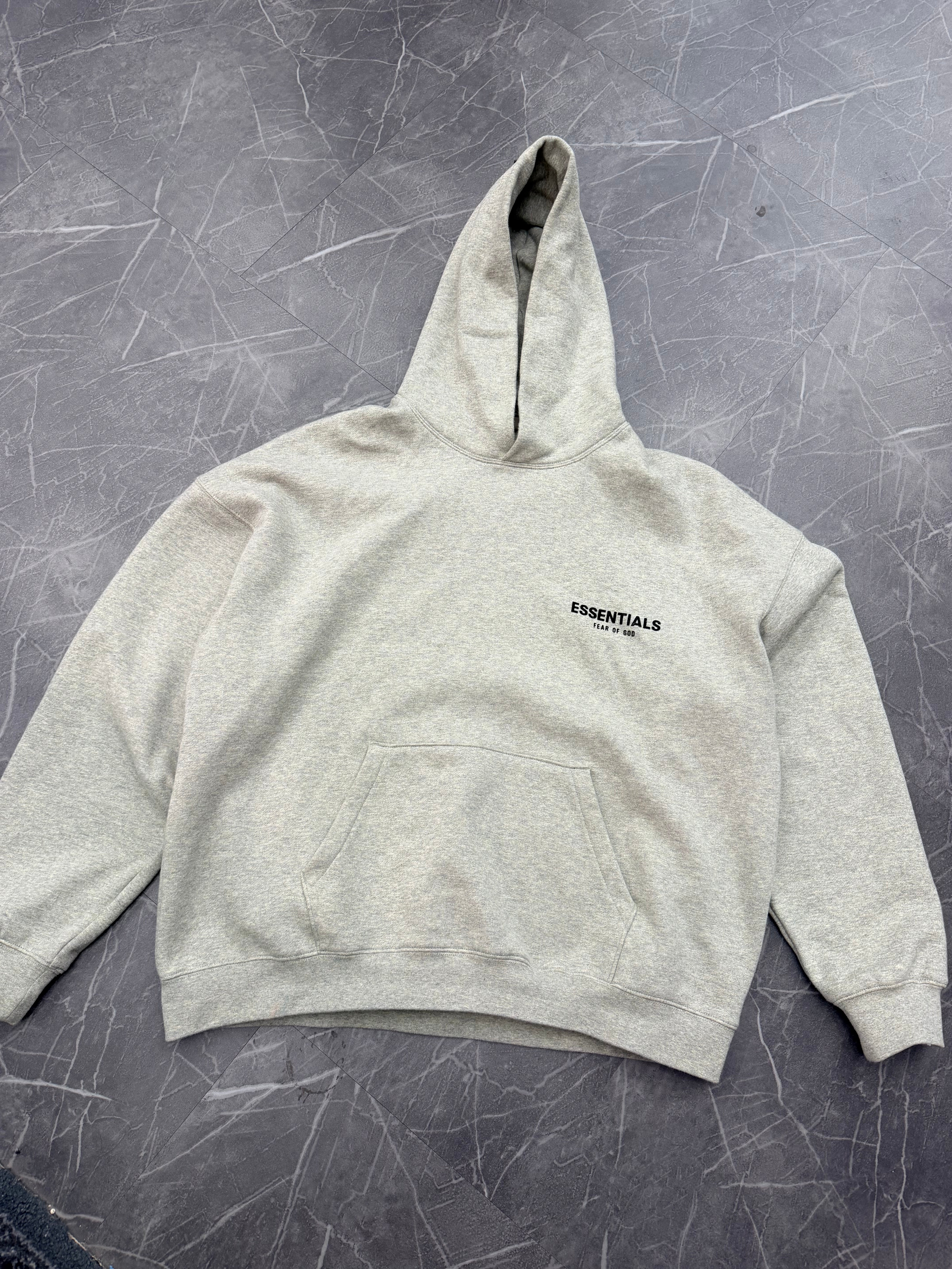 Essentials Hoodie Heather Grey