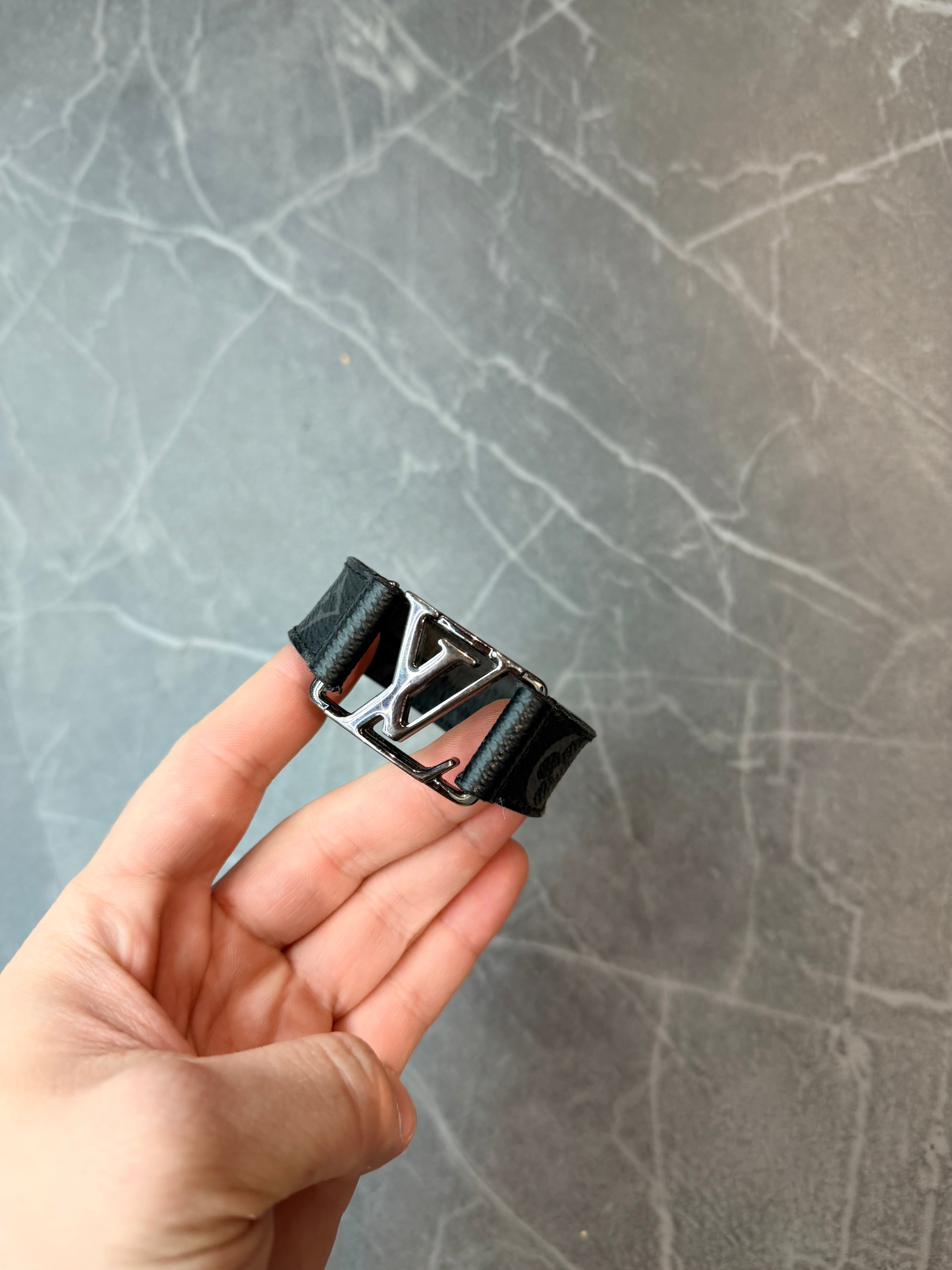 Louis Vuitton Monogram Leather Bracelet