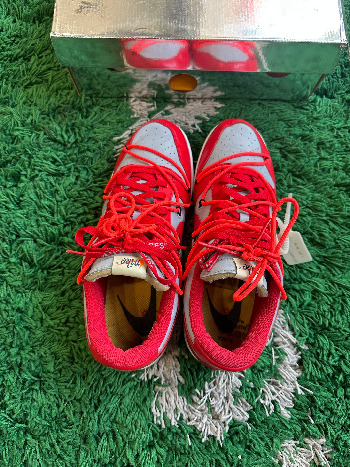 Nike Dunk Low Off White “University Red”