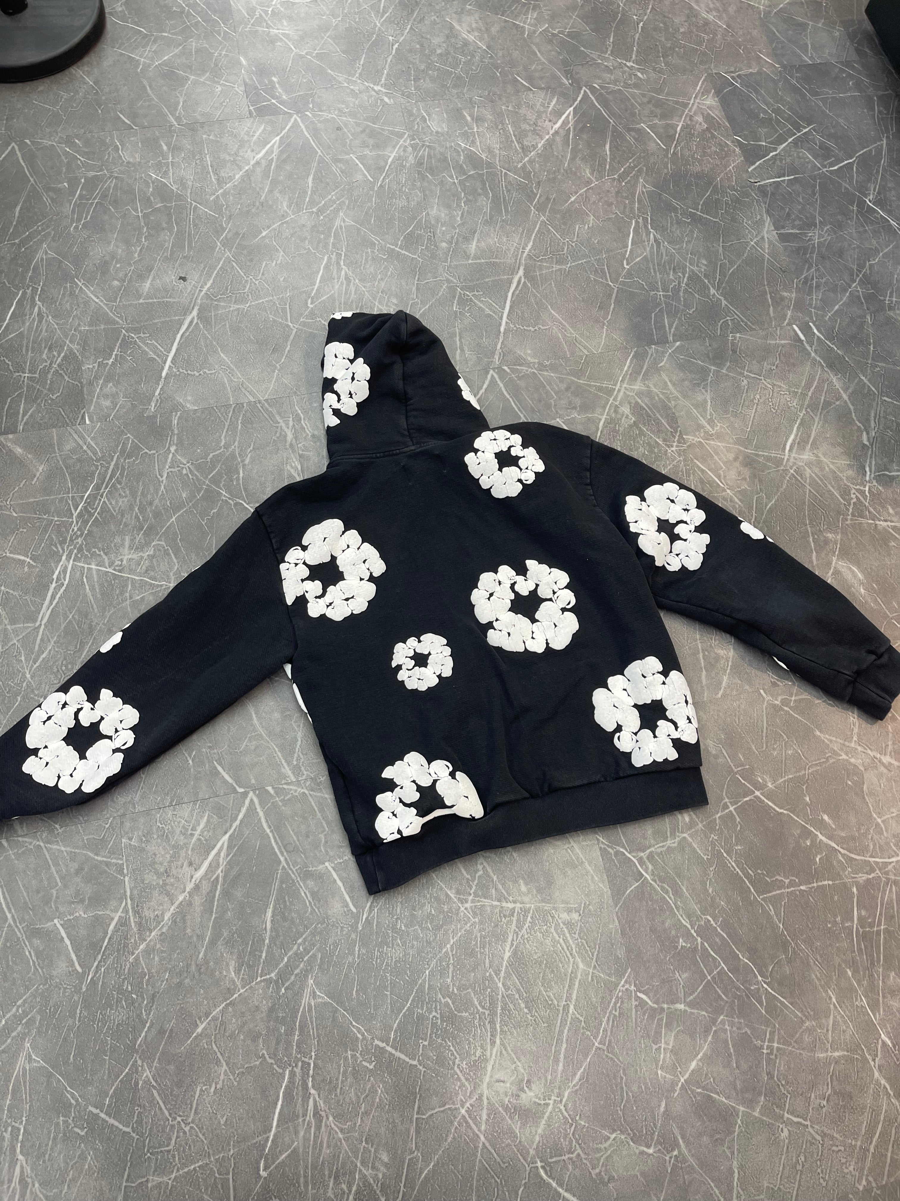 Denim Tears Cotton Wreath Hoodie “Black”
