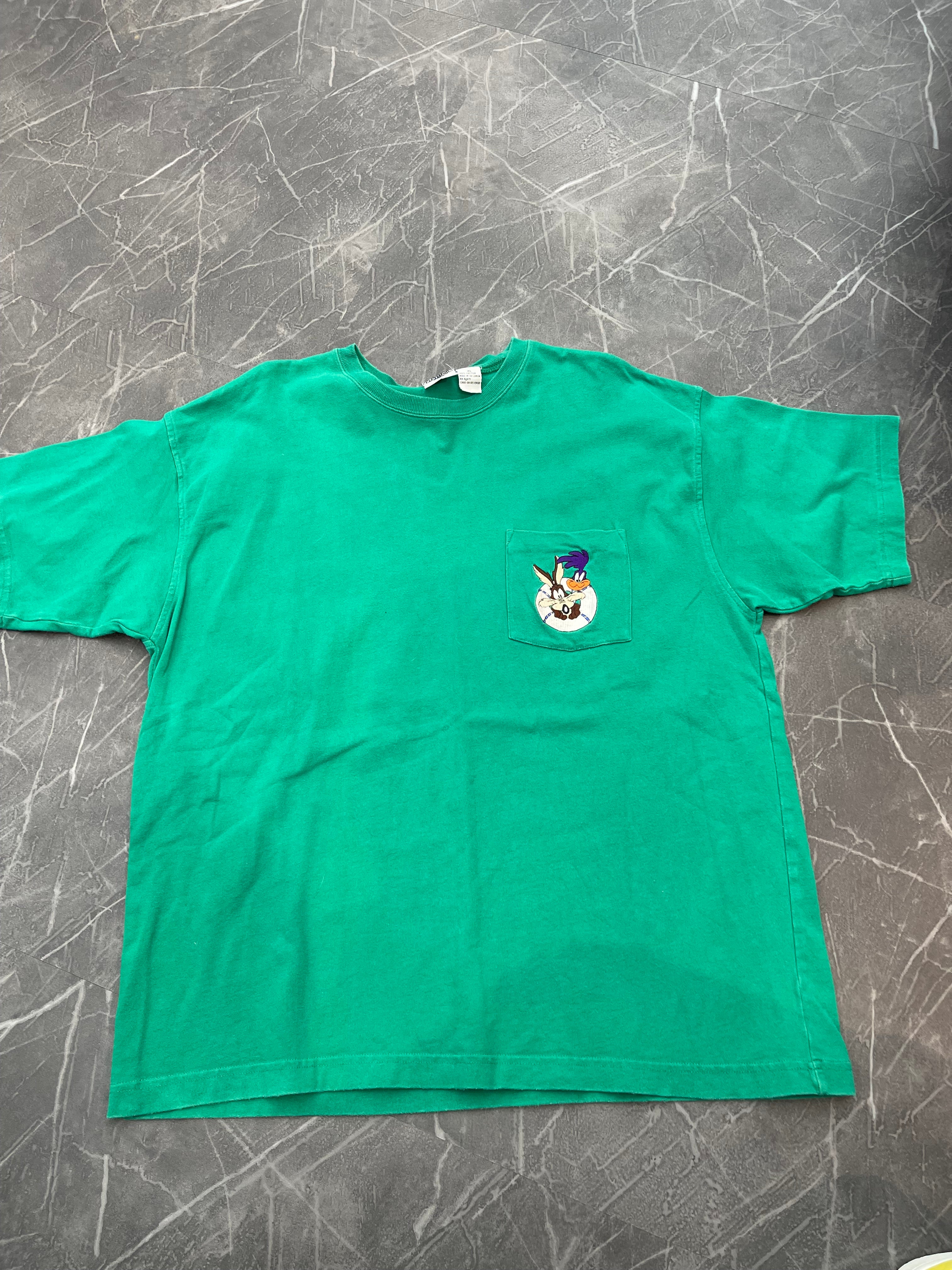 Looney Tunes Green Pocket Tee (XL)