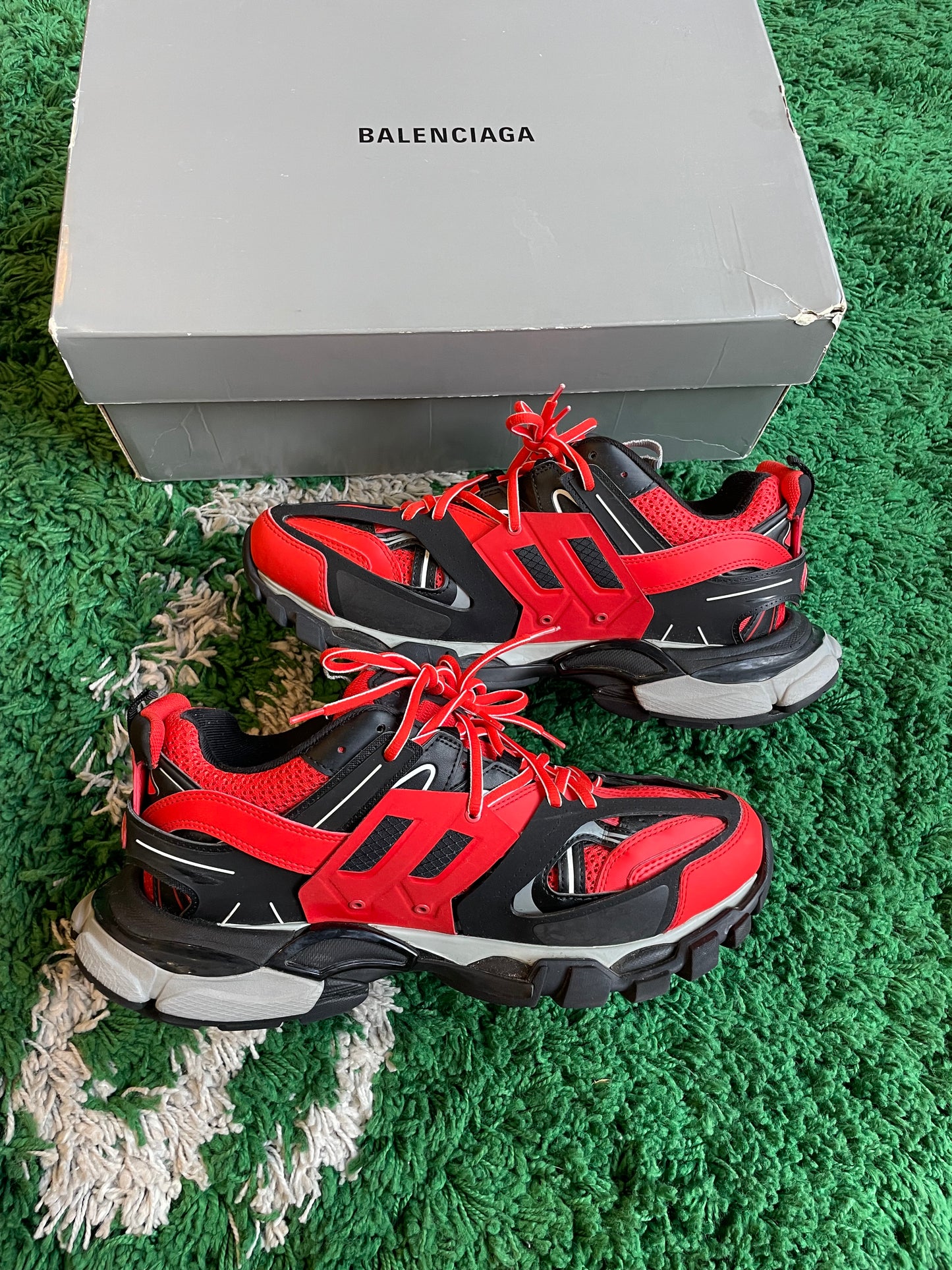 Balenciaga Track “Red & Black”