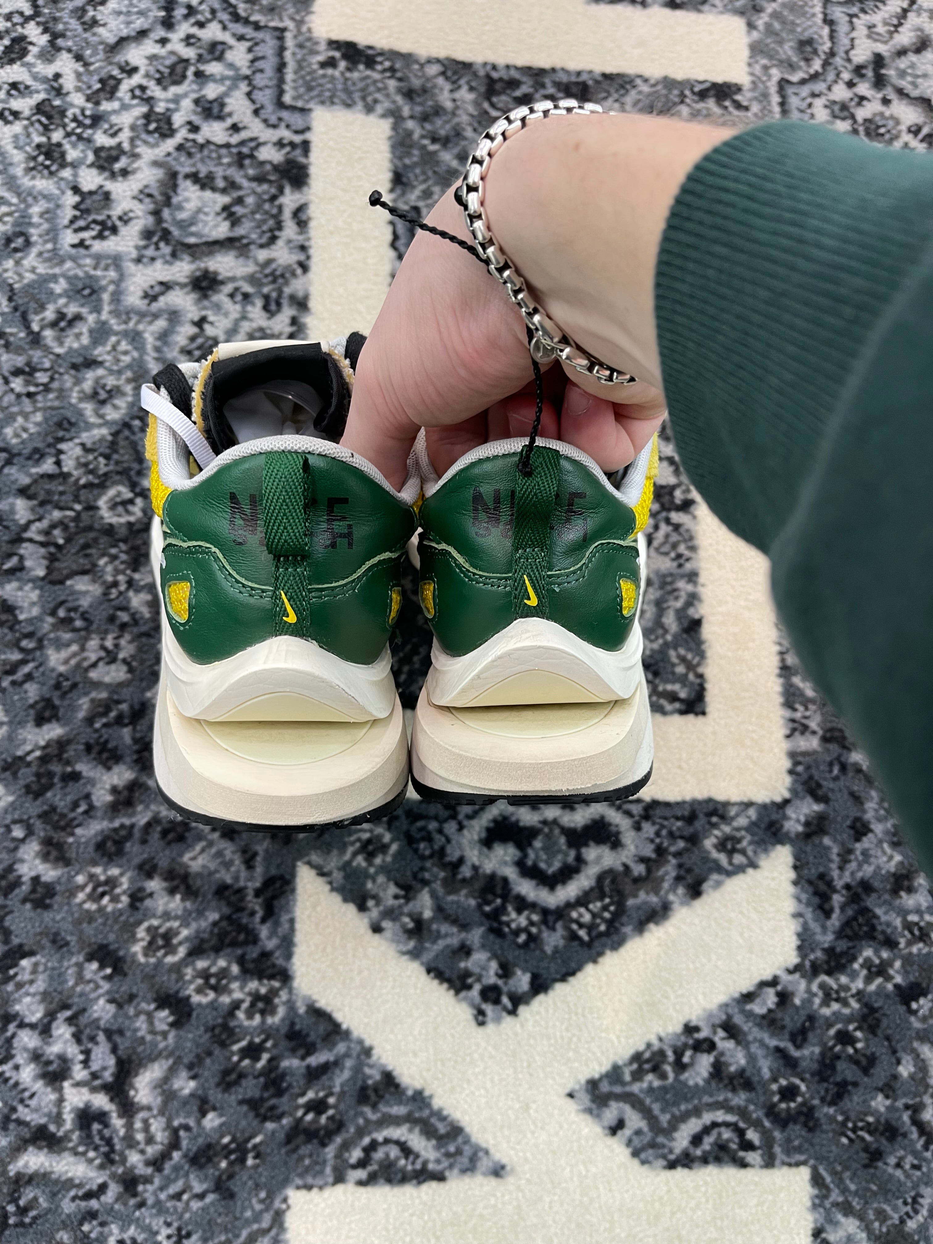 Sacai Vaporwaffle “Tour Yellow Stadium Green”