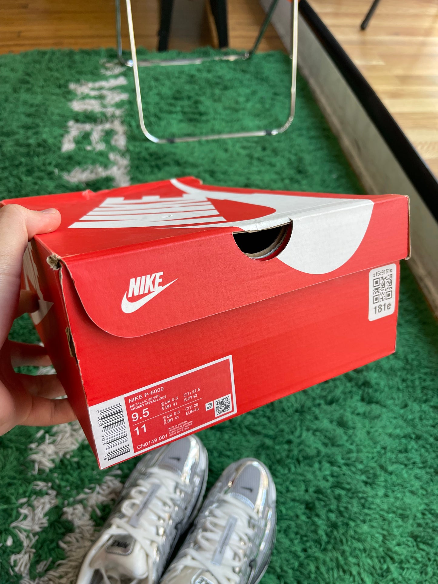 Nike P-6000 “Metallic Silver”