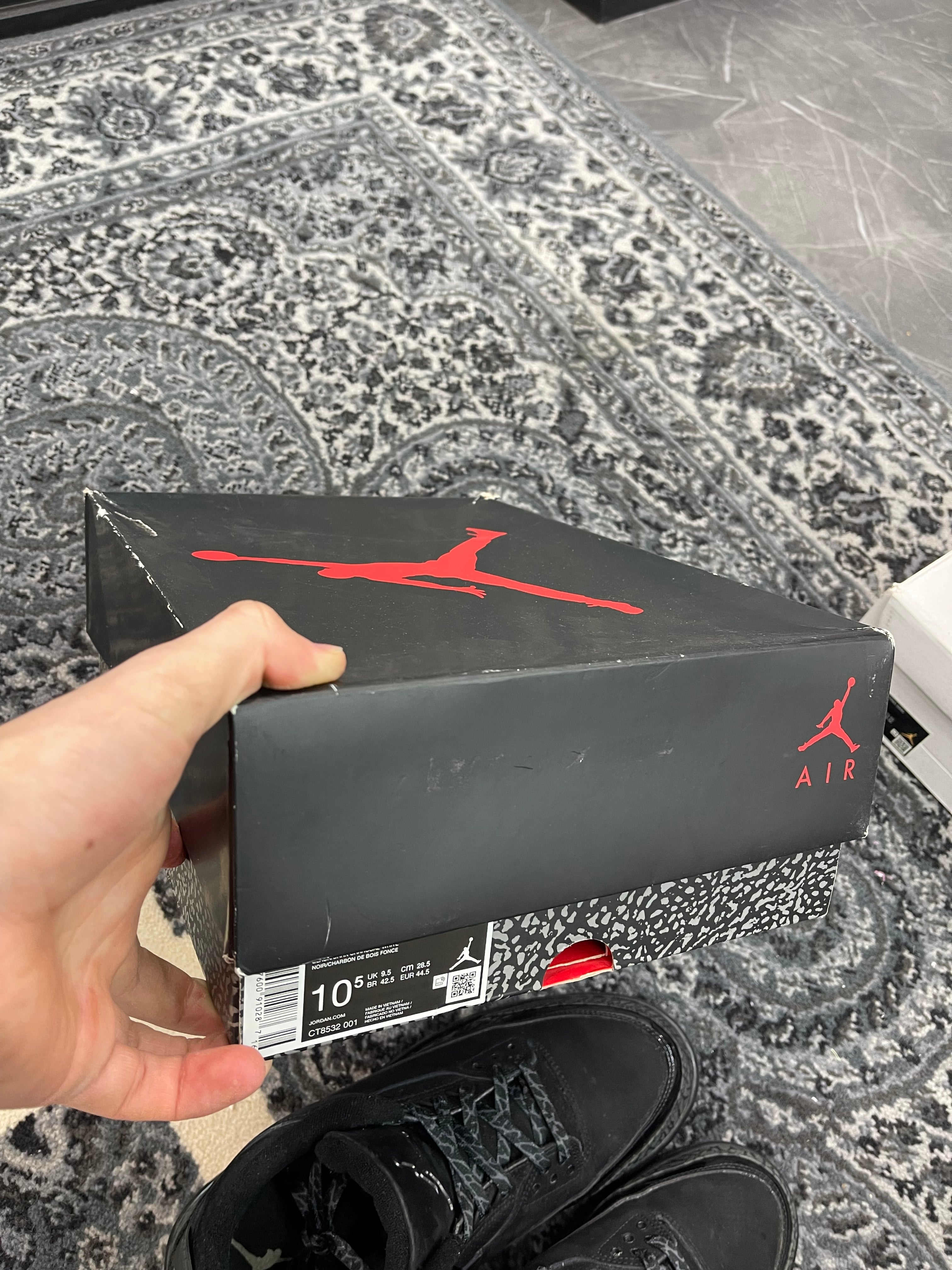 Jordan 3 “Black Cat”