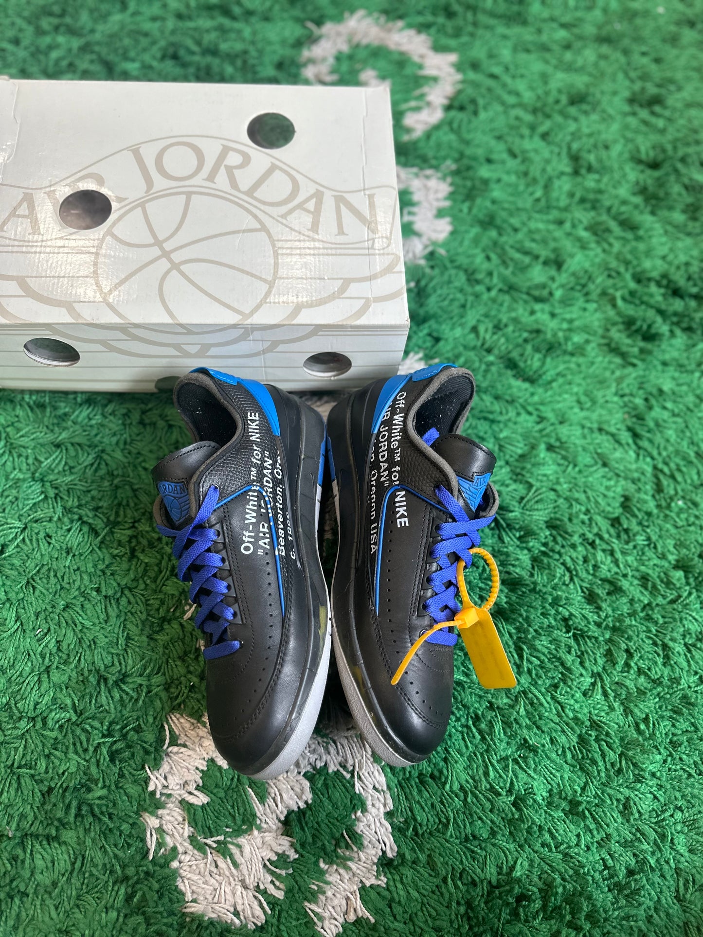 Off-White Jordan 2 “Black Blue”