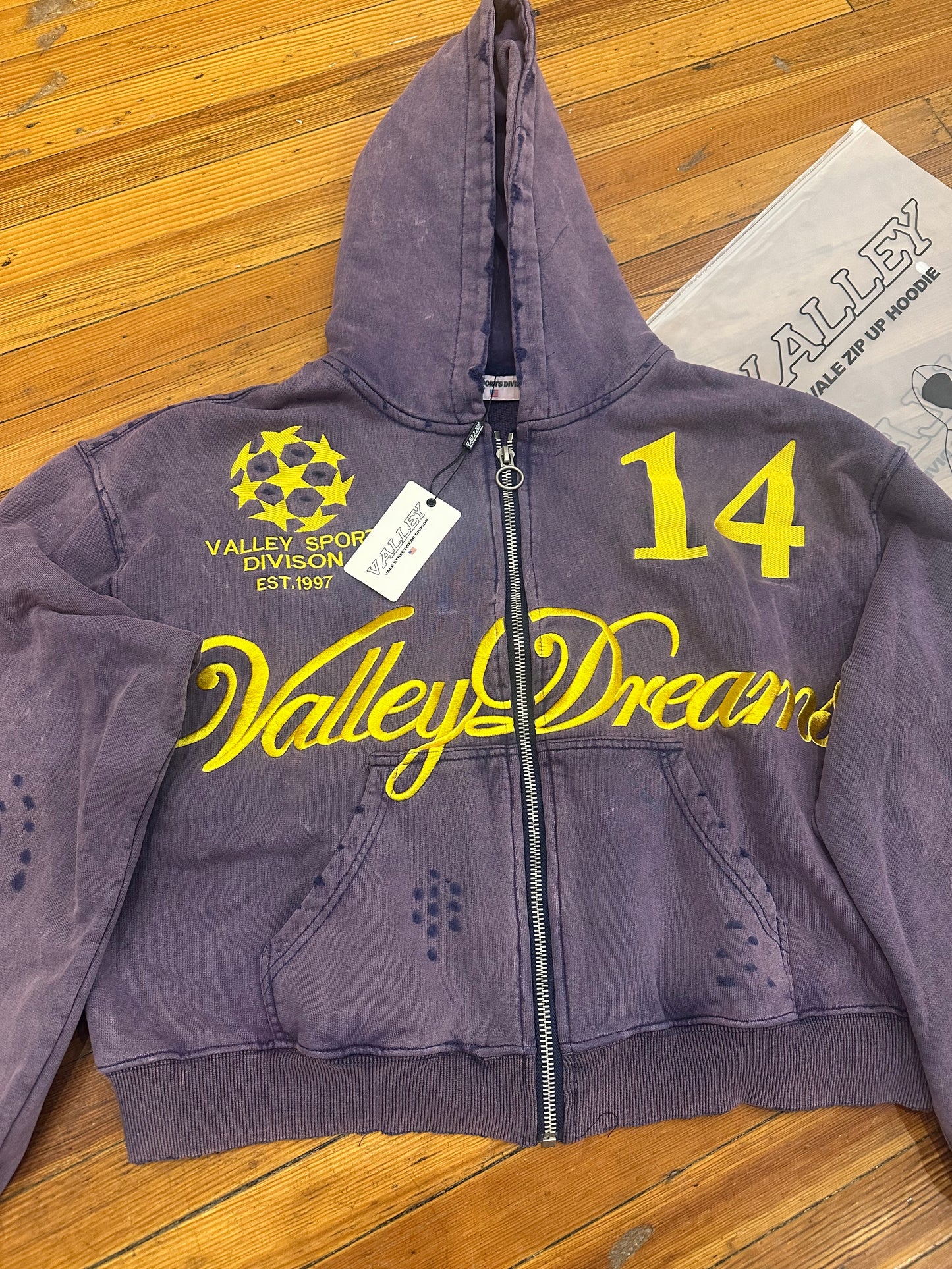 Vale Valley Dreams Zip Up “Purple / Gold”