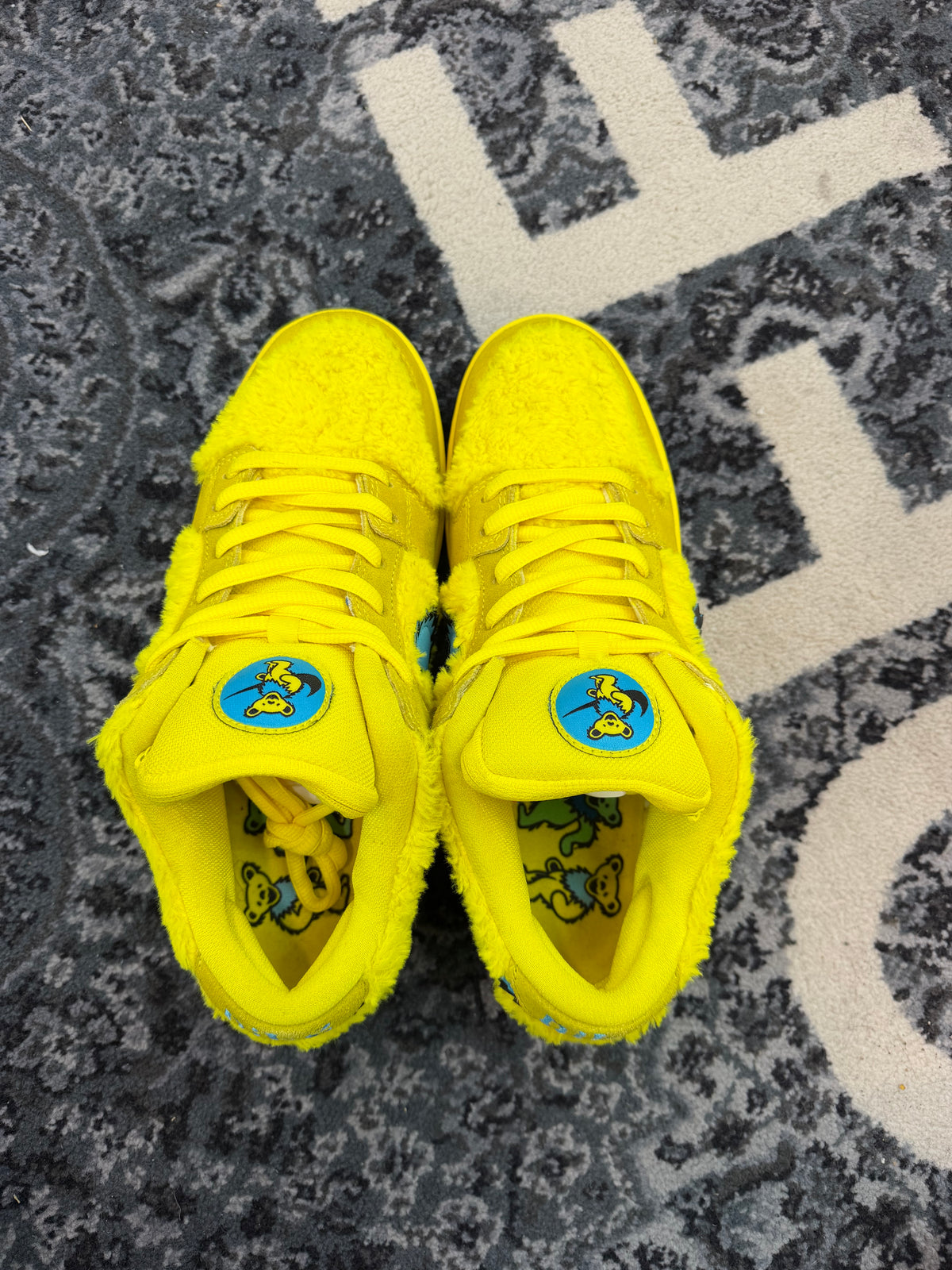 Nike SB Dunk Low Grateful Dead Bears Opti Yellow (Lightly Worn)