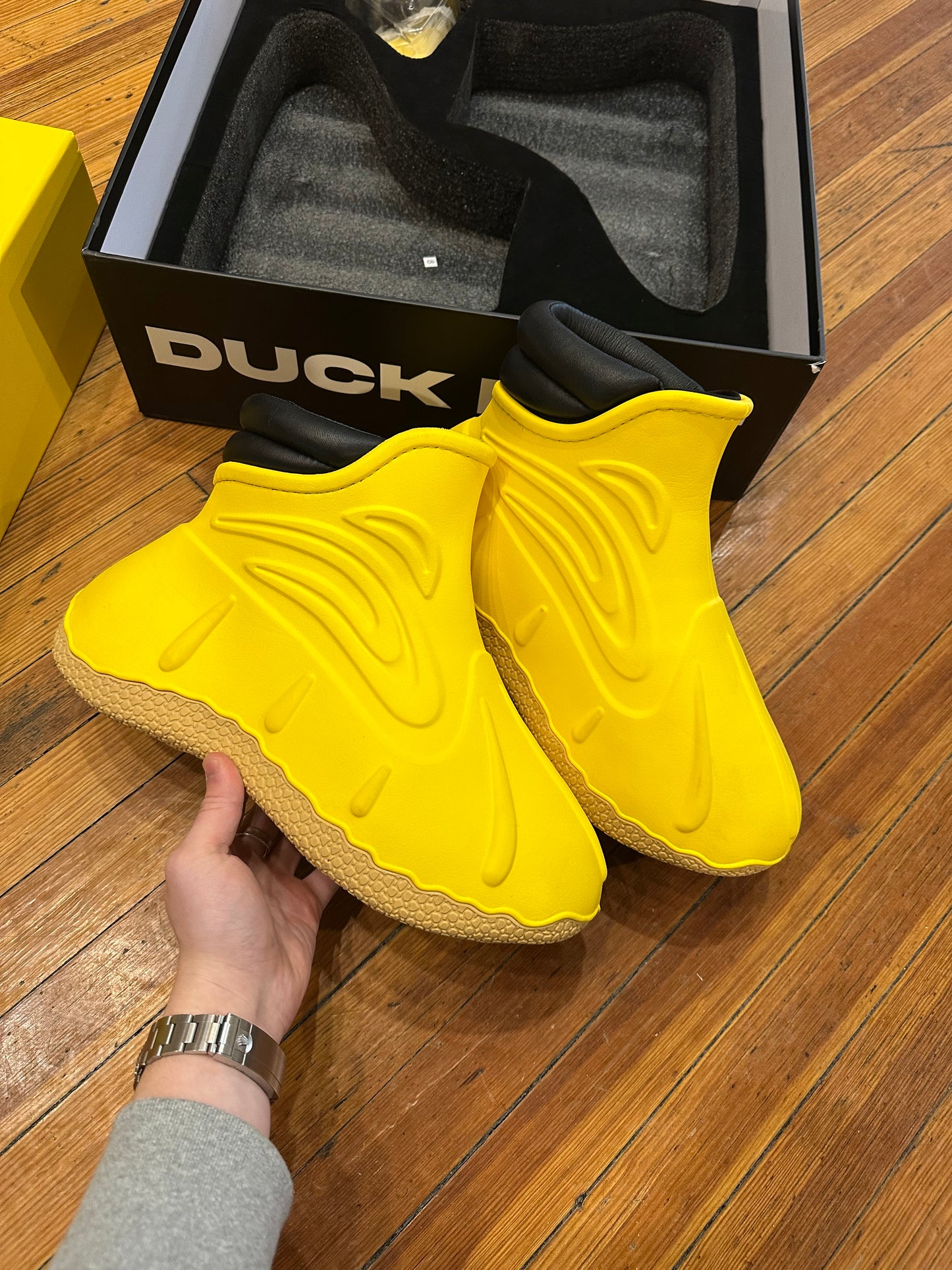 FCTRY LAb x NLE Choppa Duck Boot “Yellow”