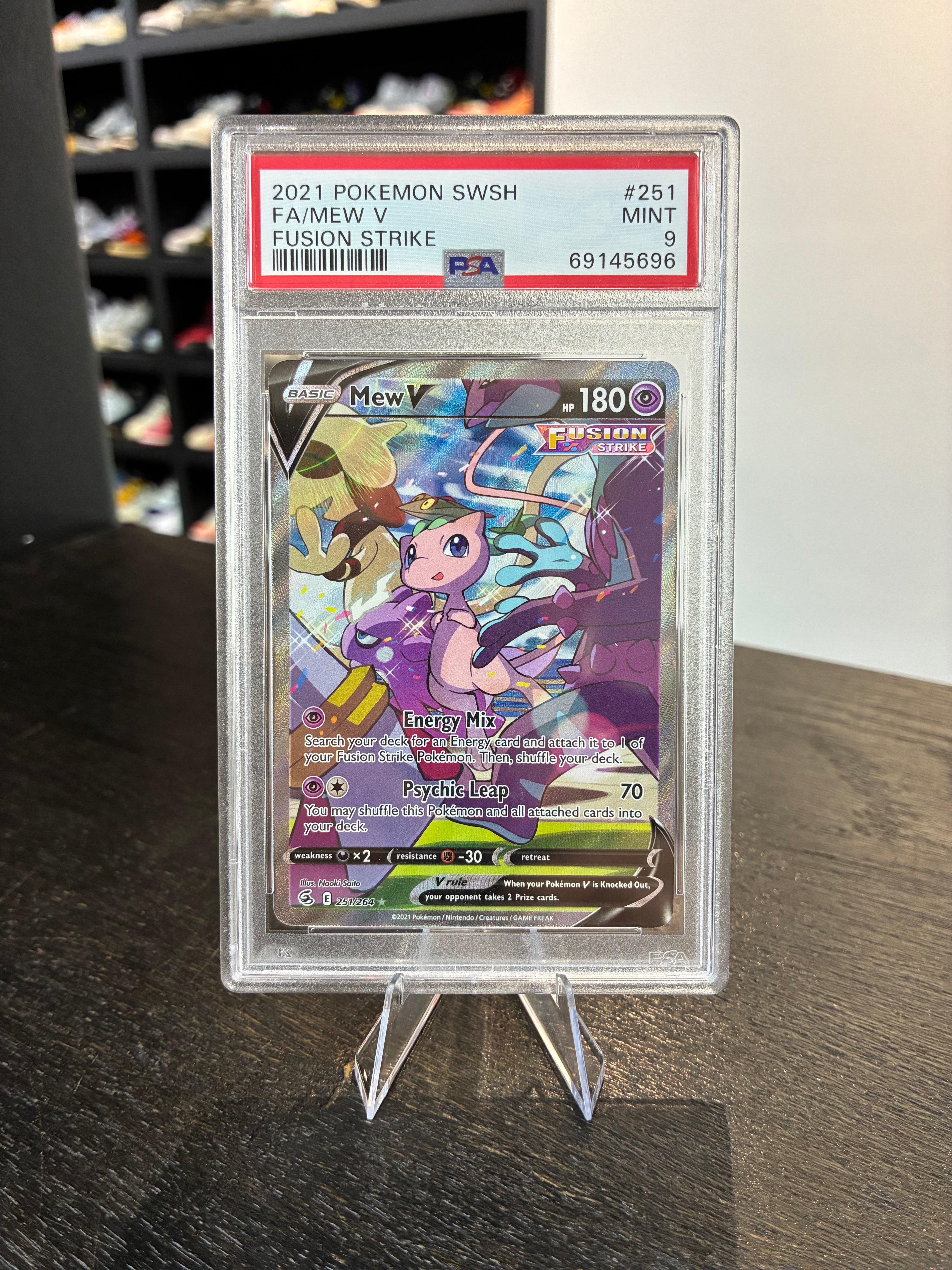 Mew V Alt Art #251 (PSA 9)