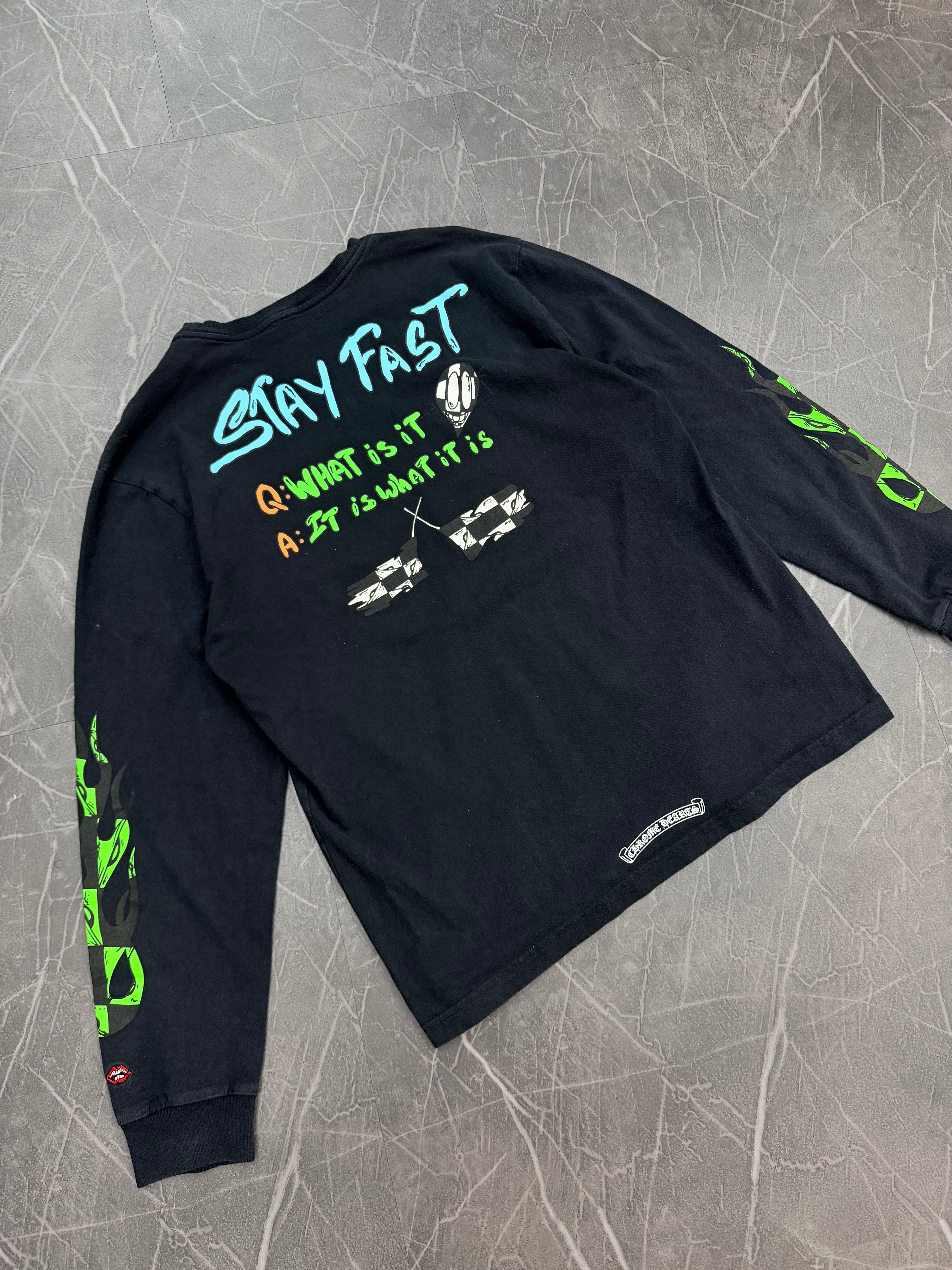 Chrome Hearts Sex Records Long Sleeve Tee