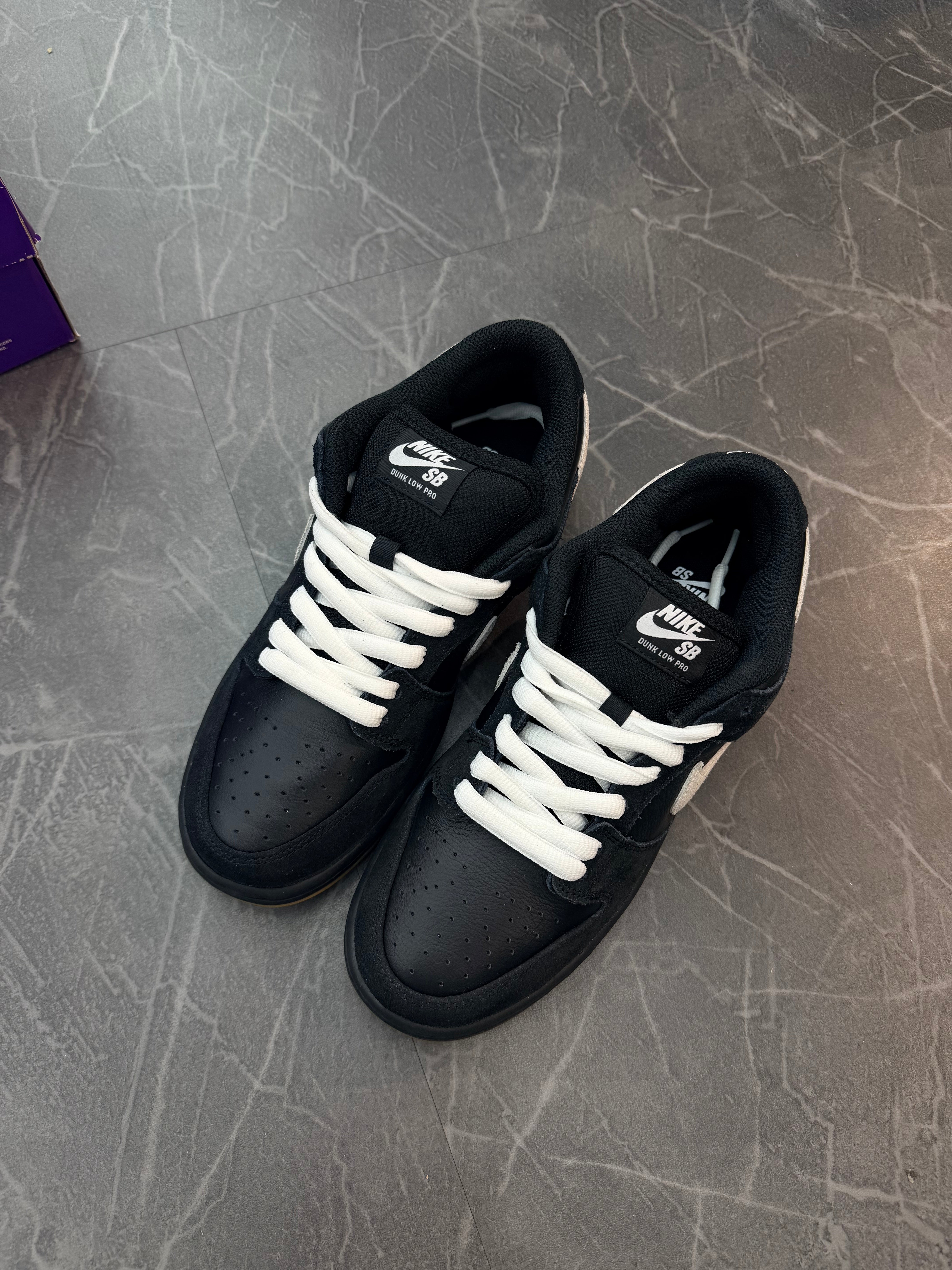 Nike SB Dunk Low “Black White Gum”