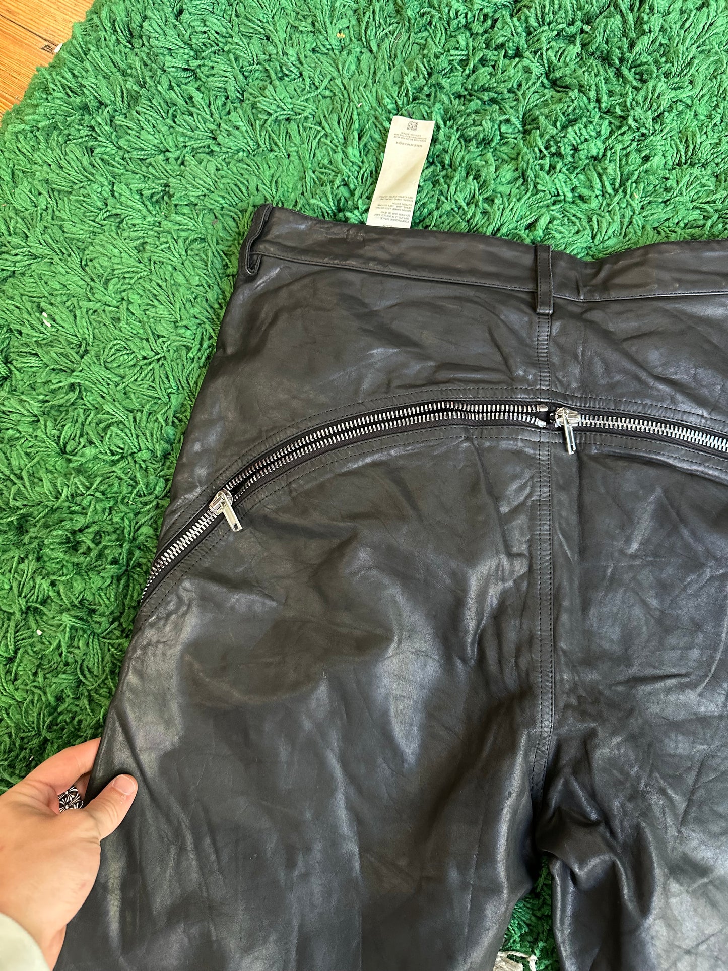 Rick Owens Black Hollywood Bolan Banana Jeans