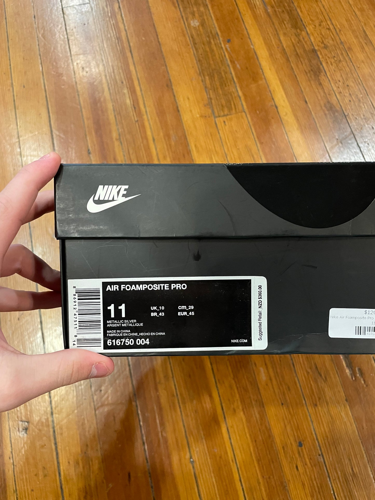 Nike Air Foamposite Pro “Silver Surfer”