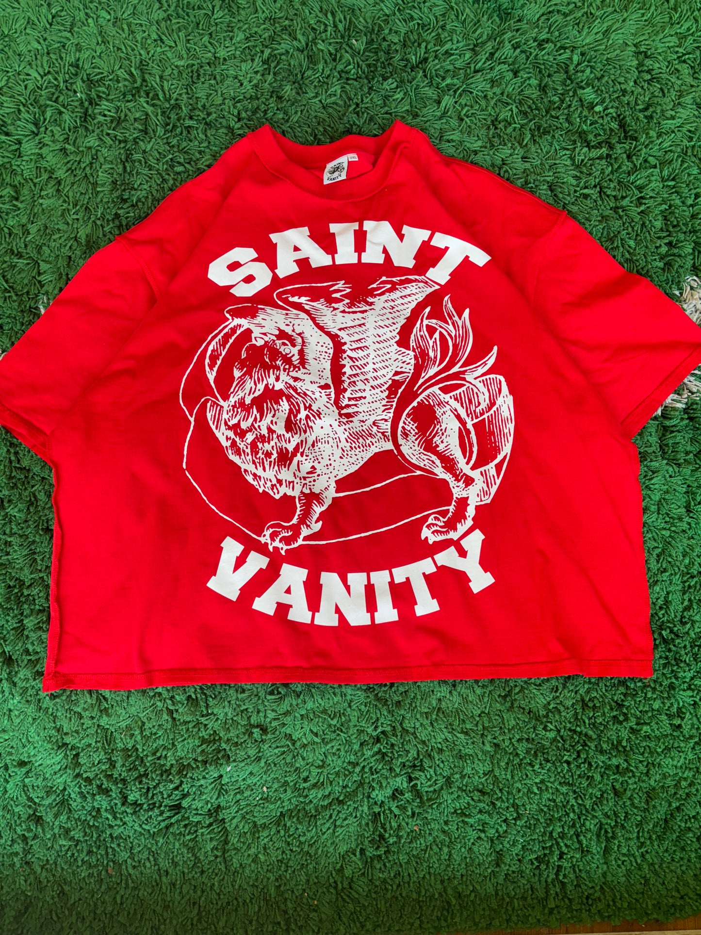 Saint Vanity Reverse Stitch Tee “Red”