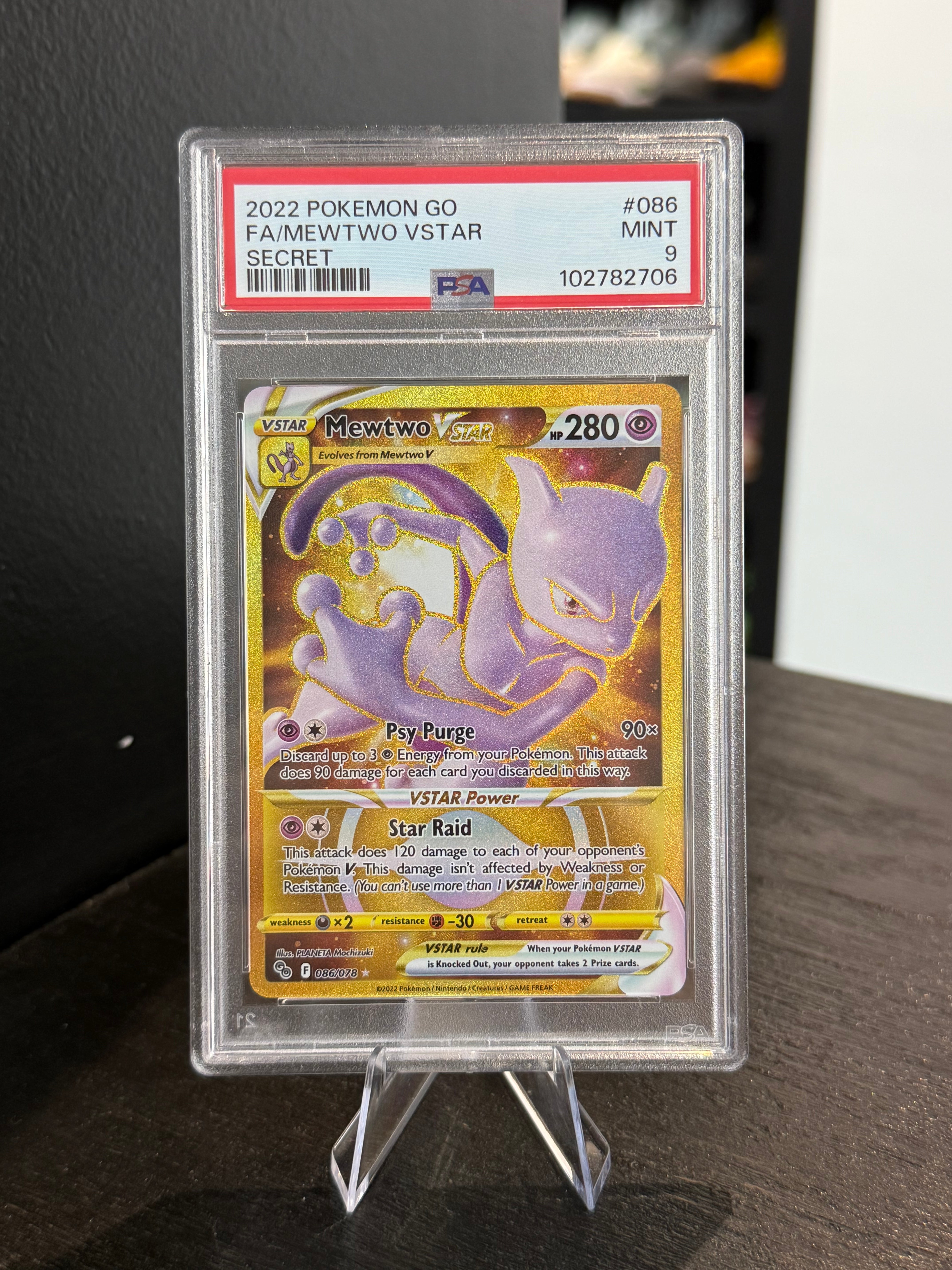Mewtwo VSTAR #086 (PSA 9)
