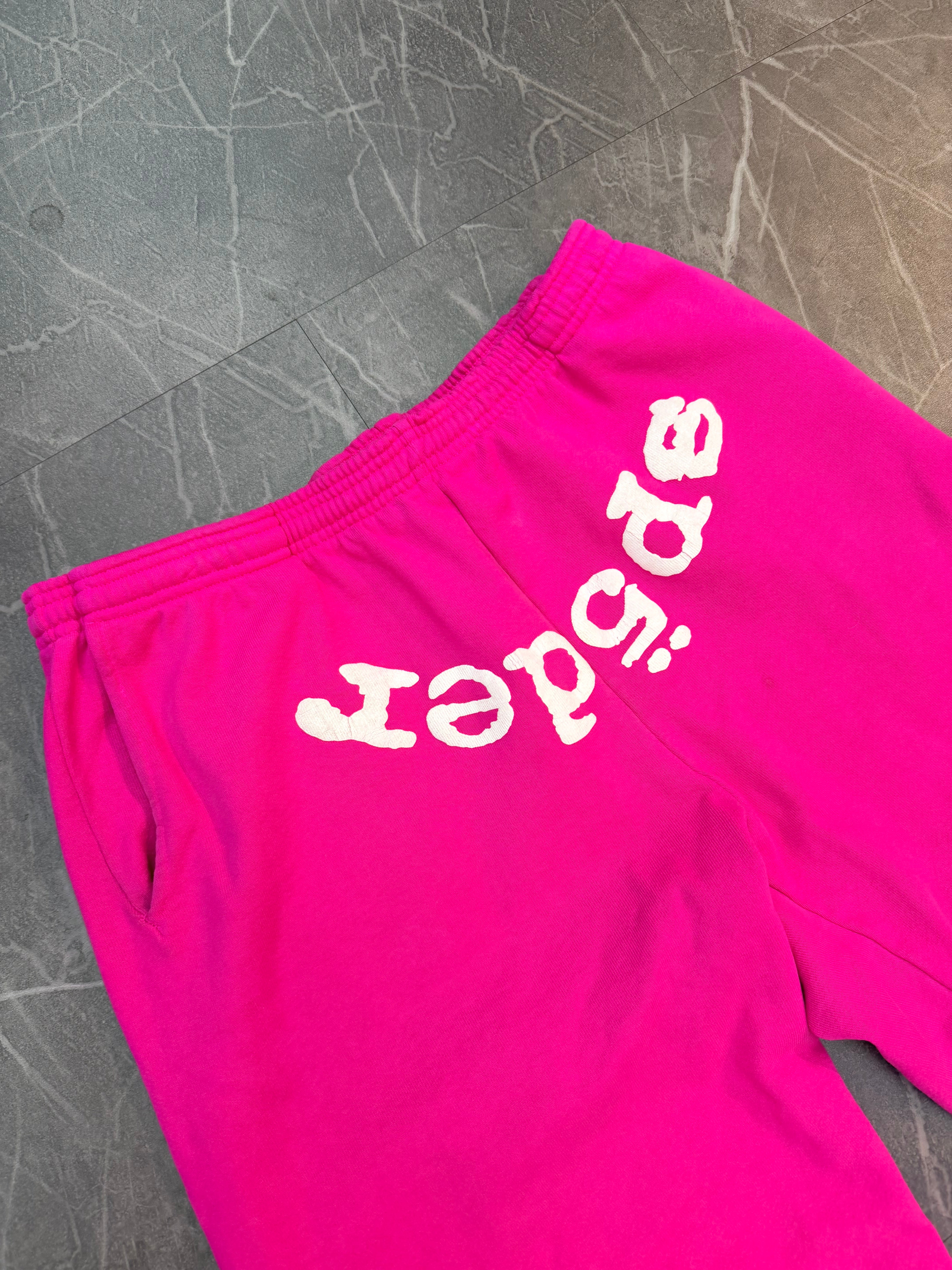 Sp5der Sweatpants “Pink”