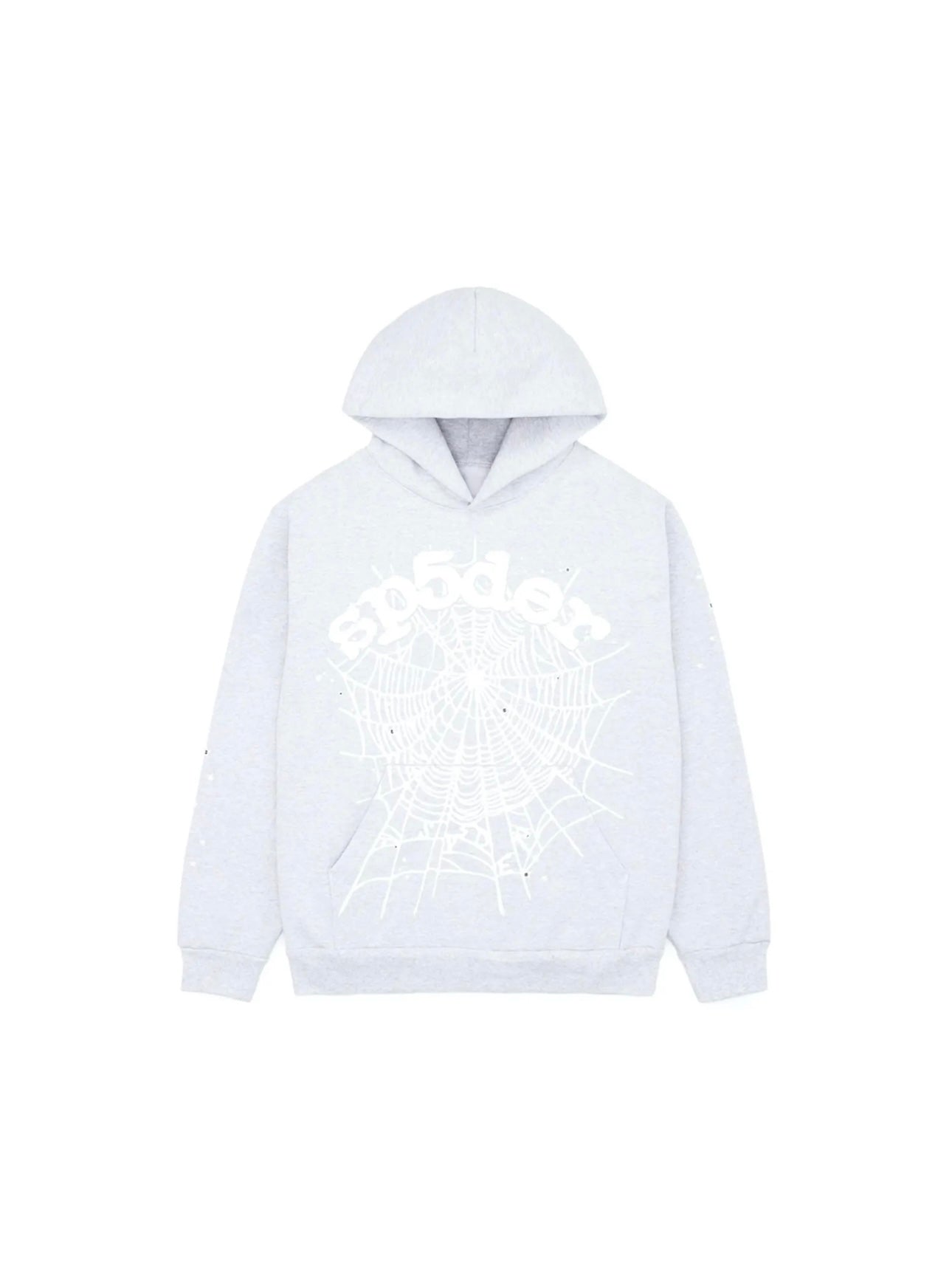 Sp5der Hoodie “OG Web Heather Grey”