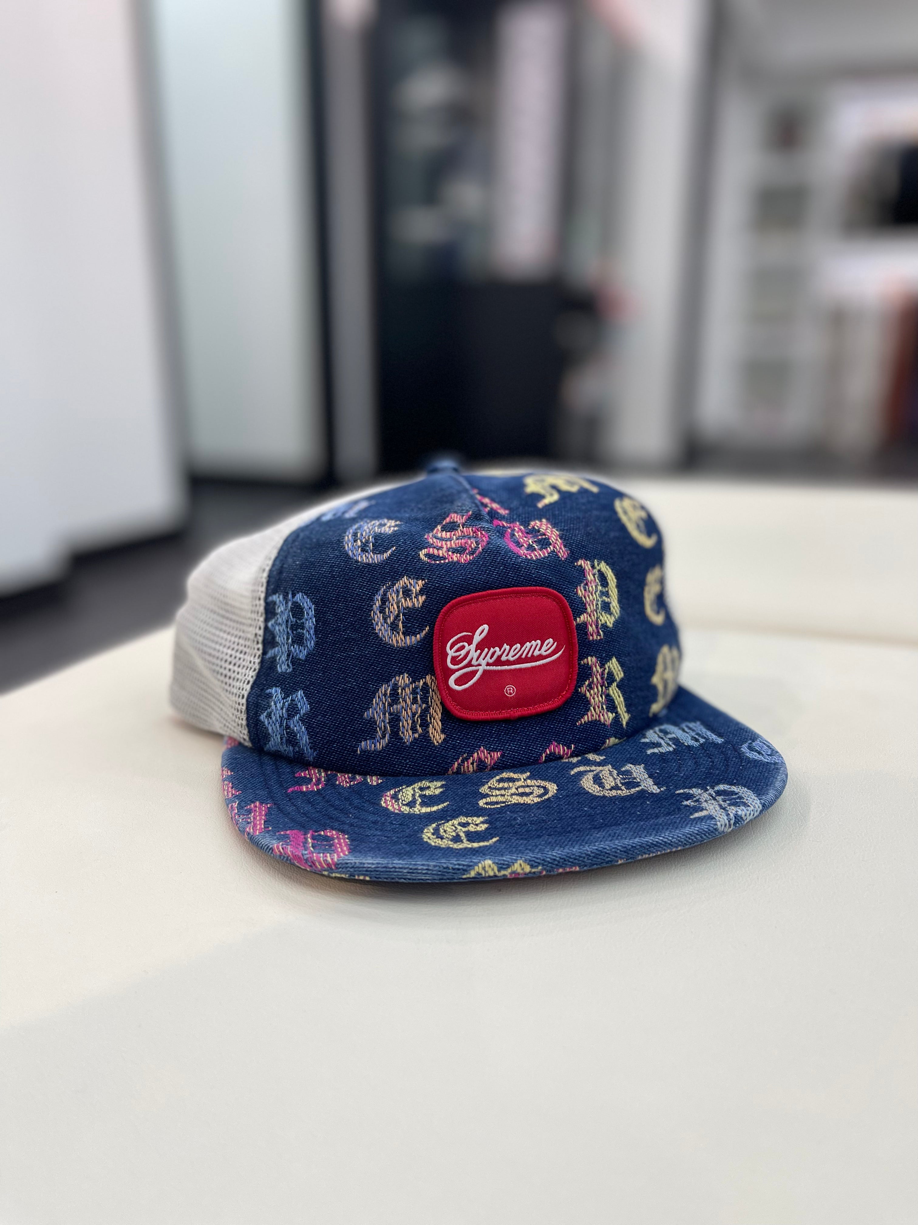 Supreme “Gradient Jacquard Denim Hat”