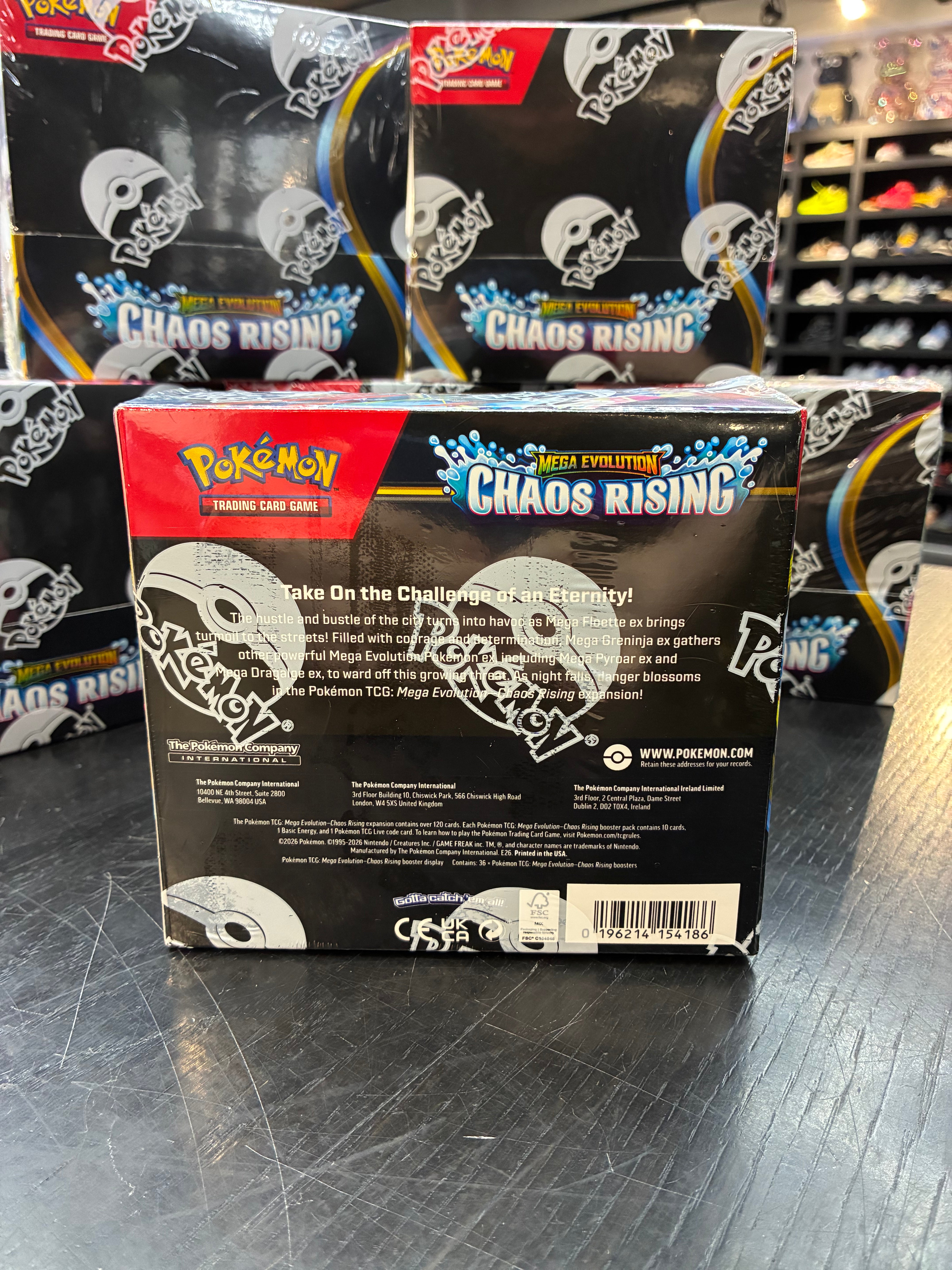 Pokemon Mega Evolution Chaos Rising Booster Box