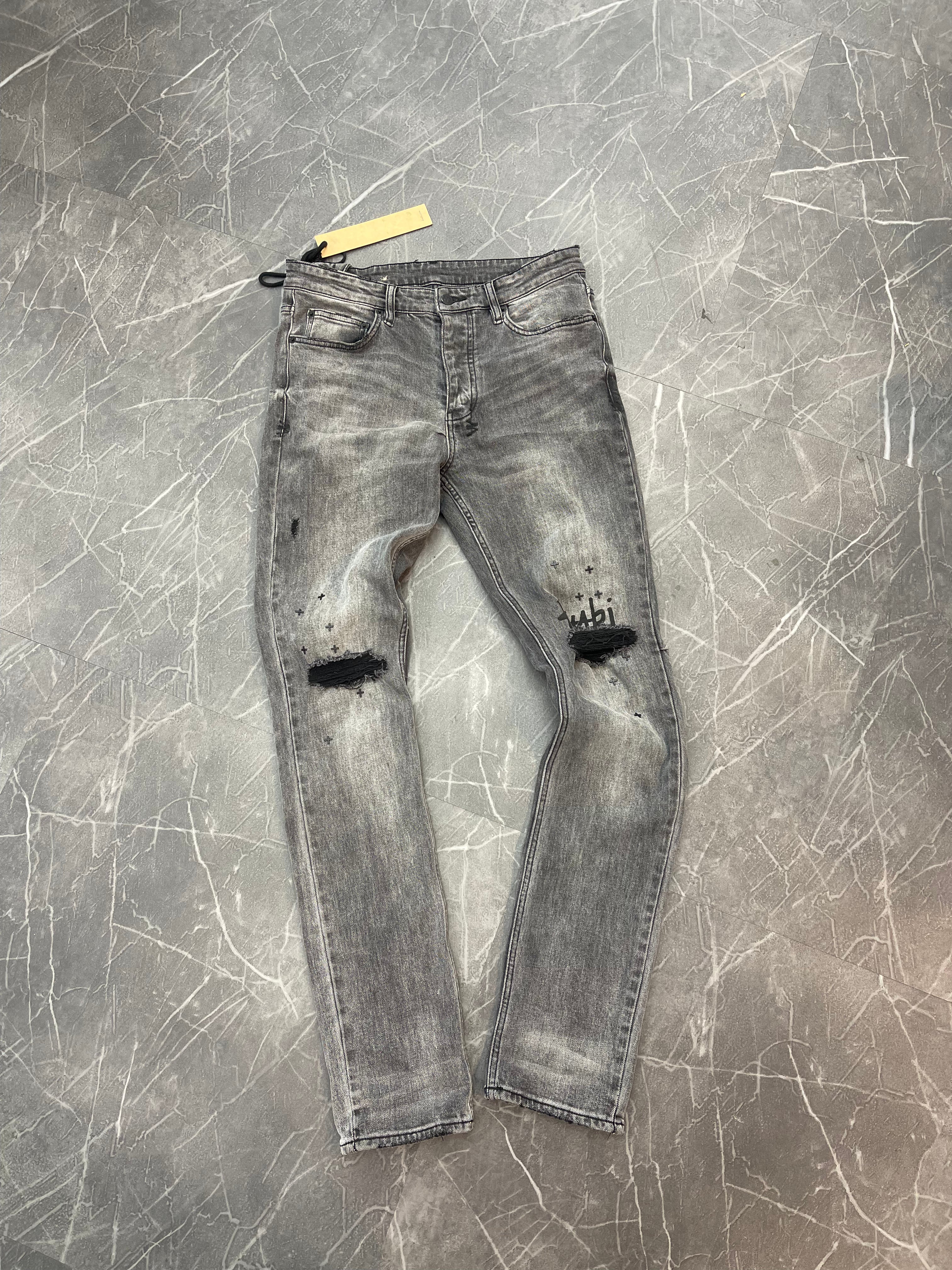 Ksubi Jeans Grey/Black Ripped
