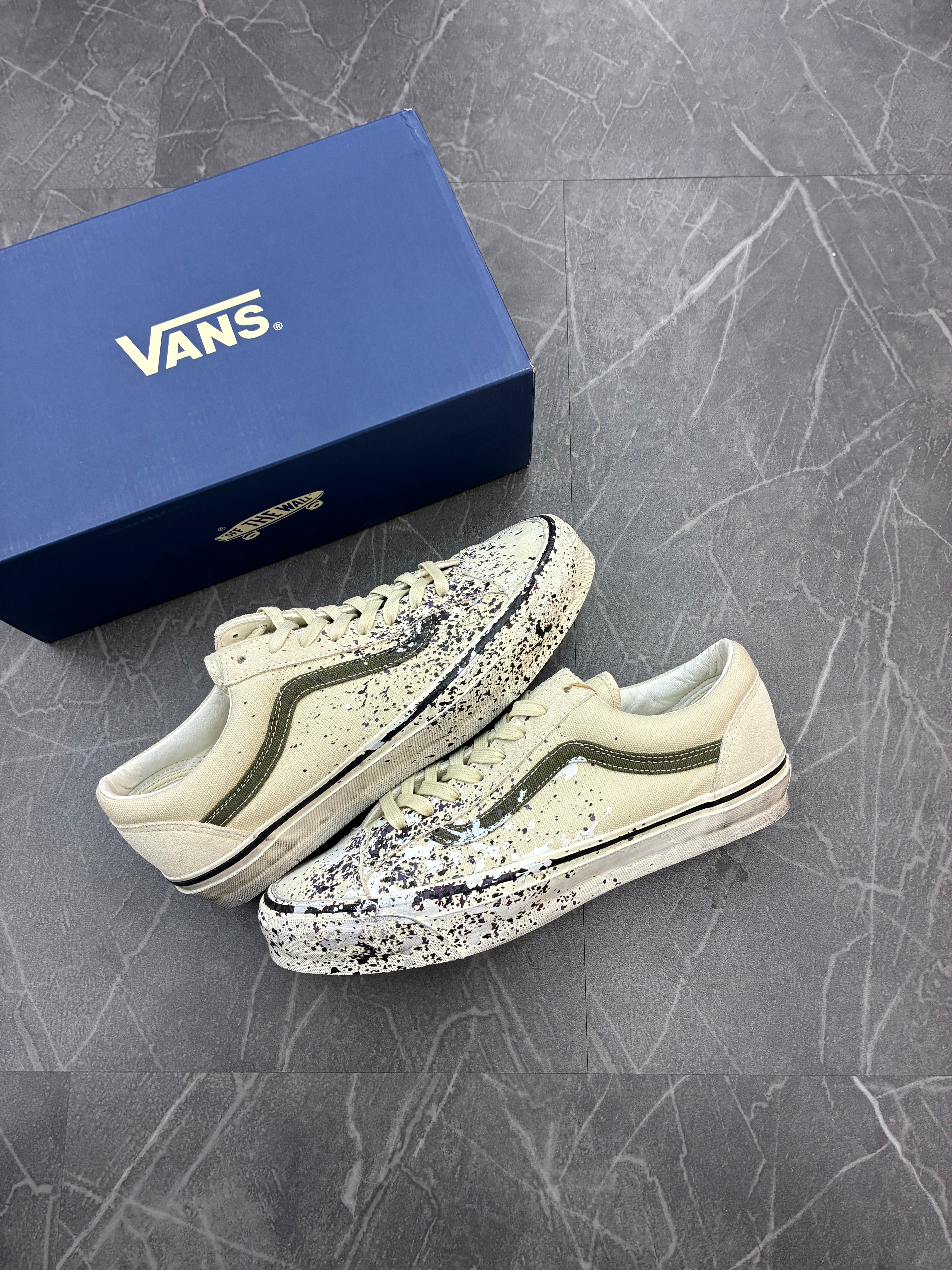 Vans Old SKOOL 36 “Paint Splatter Turtledove”