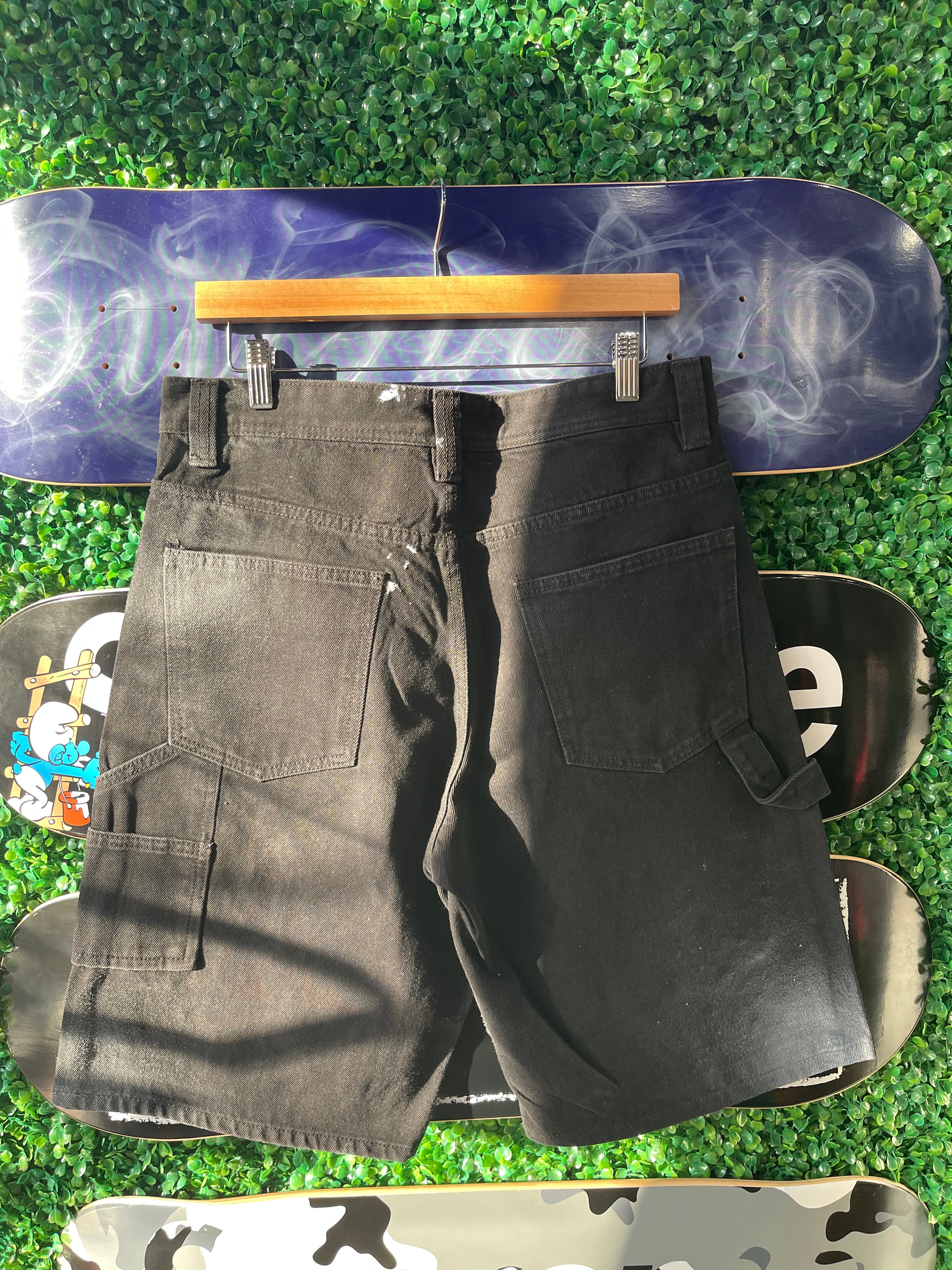 TSC Paint Splashed Jorts “Black”